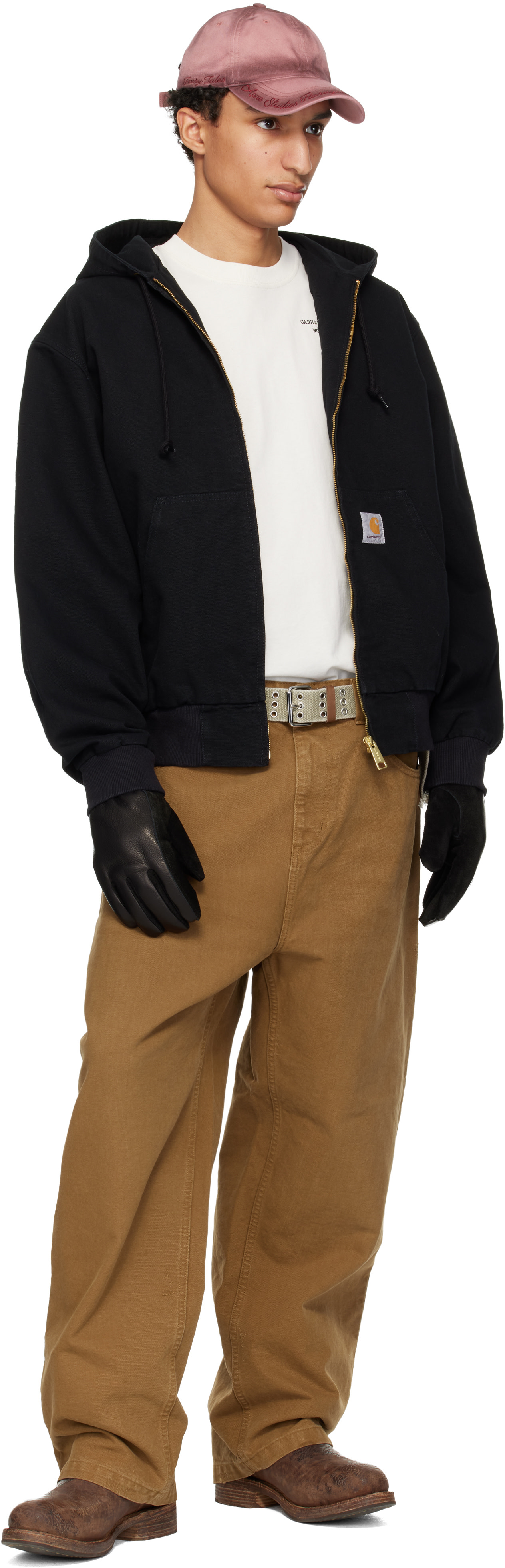 Carhartt Work In Progress - ブラック OG Active ジャケット