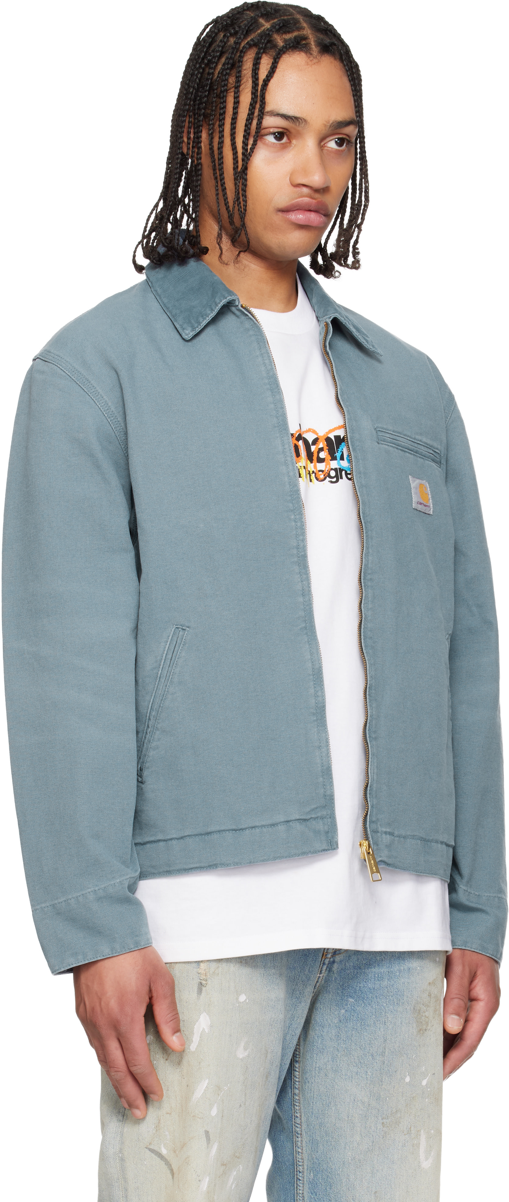 Carhartt wip マディソンジャケット 水色 M CARHARTT WIP MADISON JACKET - DENIM | Garmentory