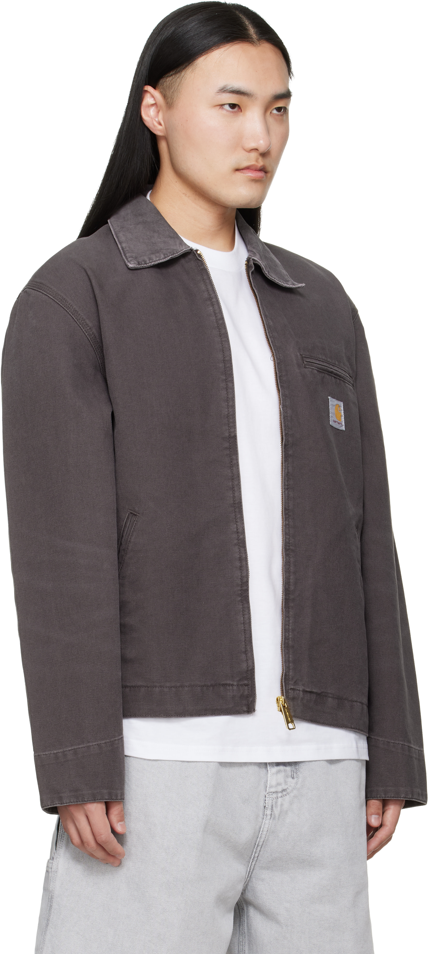 Carhartt Work In Progress - ブラウン Detroit ジャケット