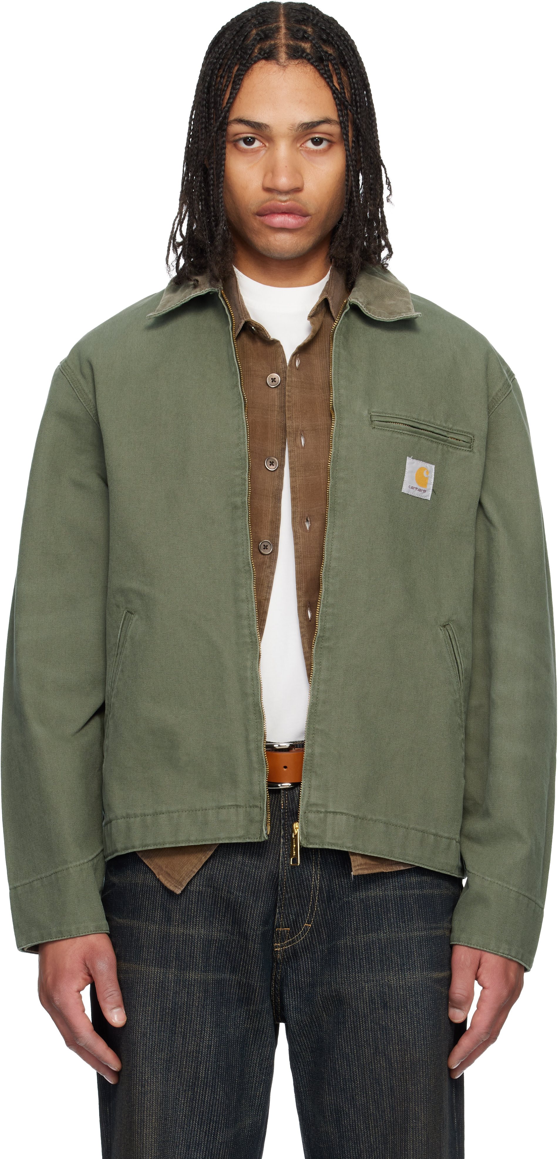 Carhartt Work In Progress - Blouson Detroit vert