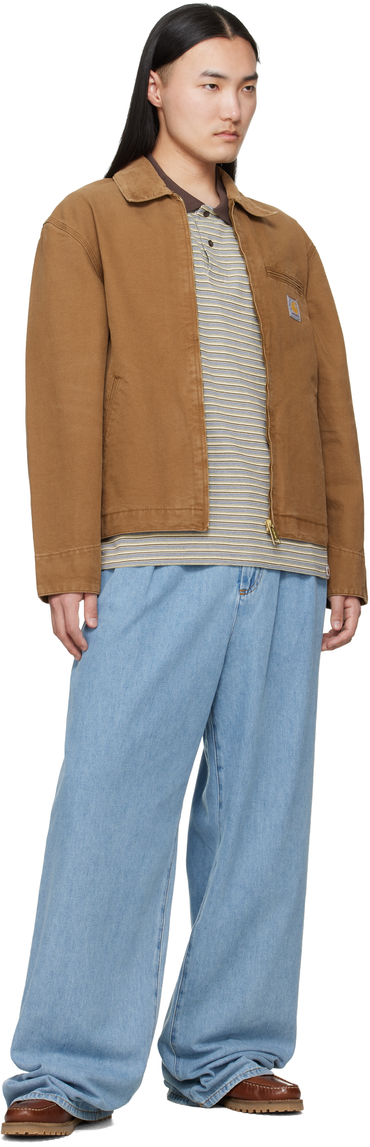 Carhartt Work In Progress - 탠 디트로이트 재킷