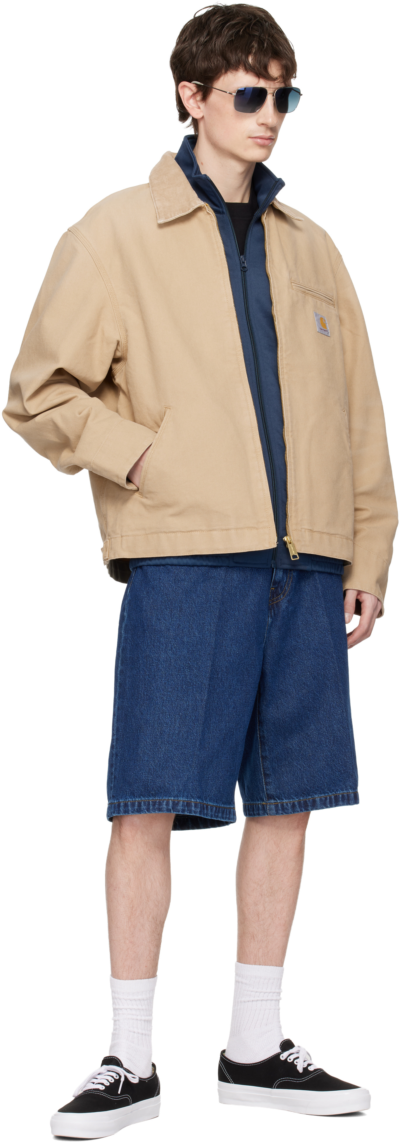 Carhartt Work In Progress: Beige Detroit Jacket | SSENSE