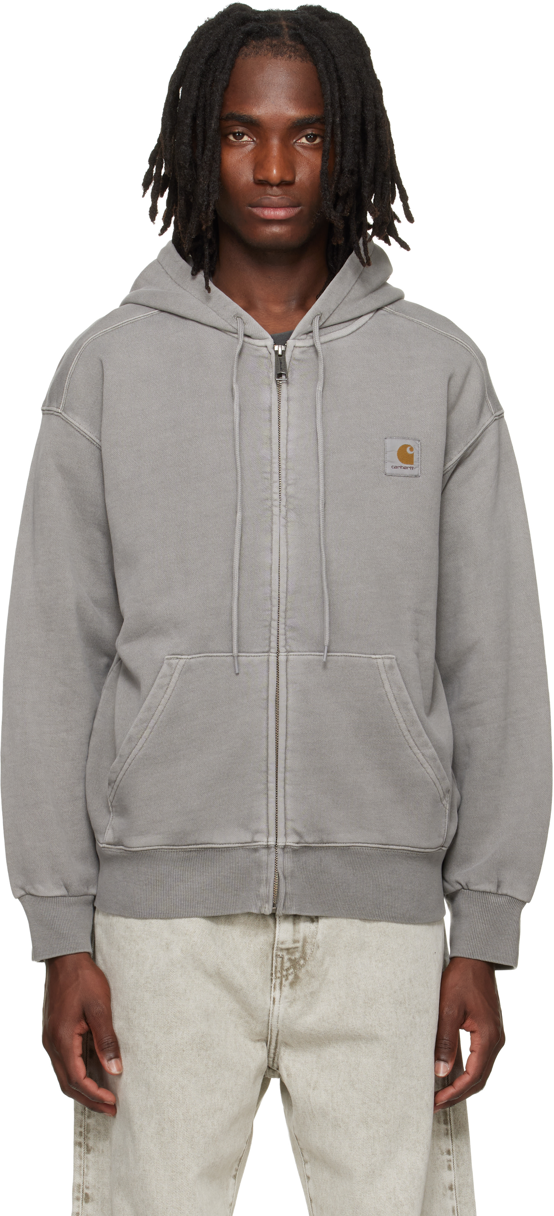 Carhartt Work In Progress - 그레이 넬슨 후디