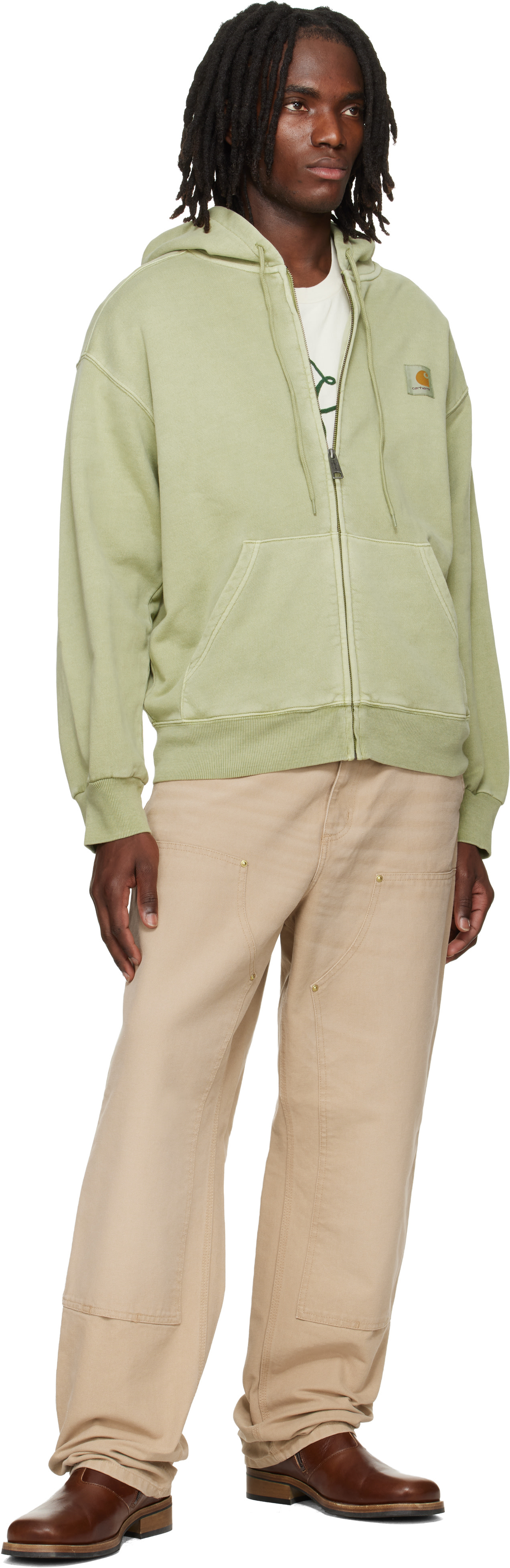 Carhartt Work In Progress - 그린 넬슨 후디