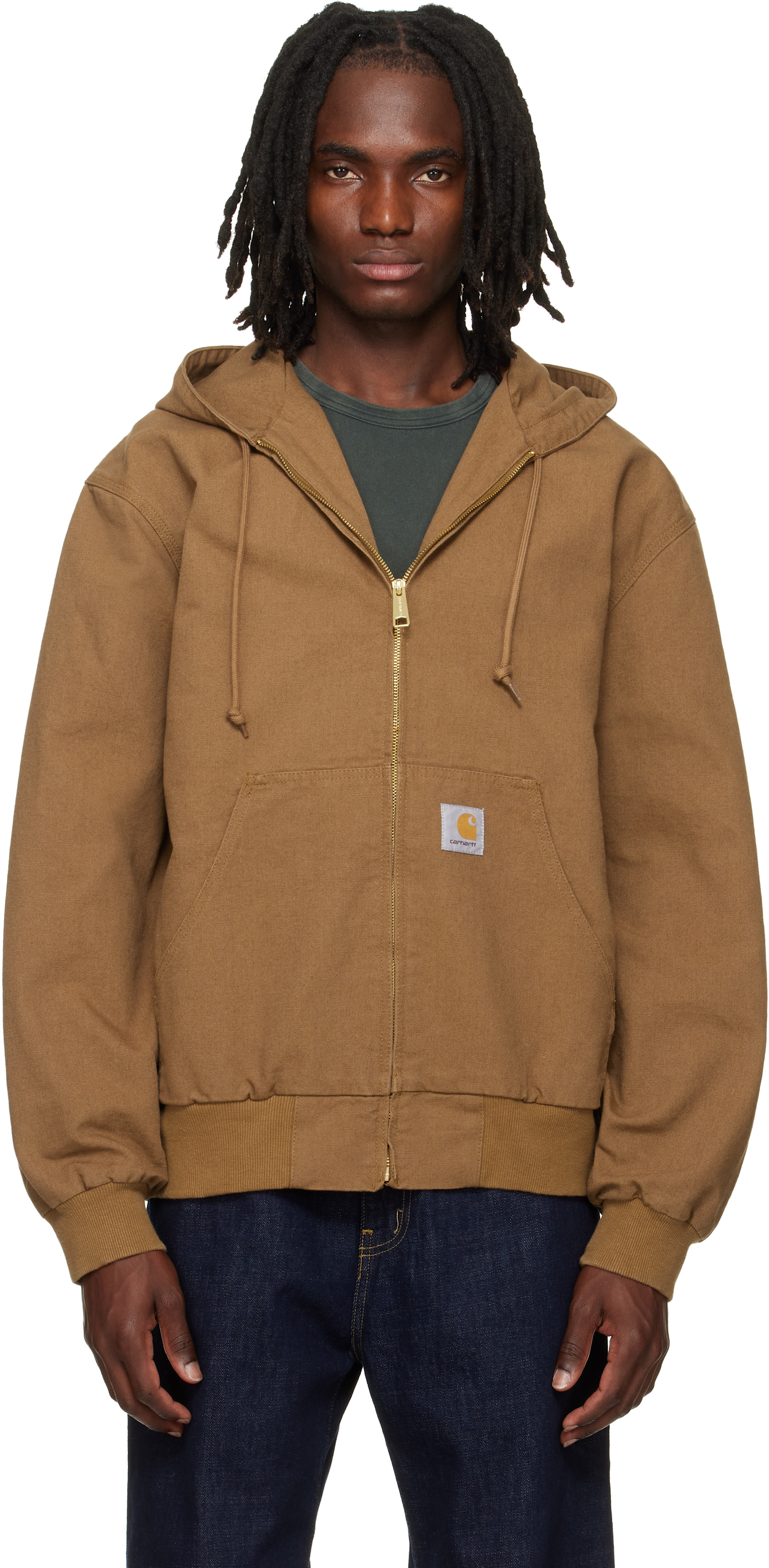 Carhartt Work In Progress - 브라운 OG 액티브 재킷