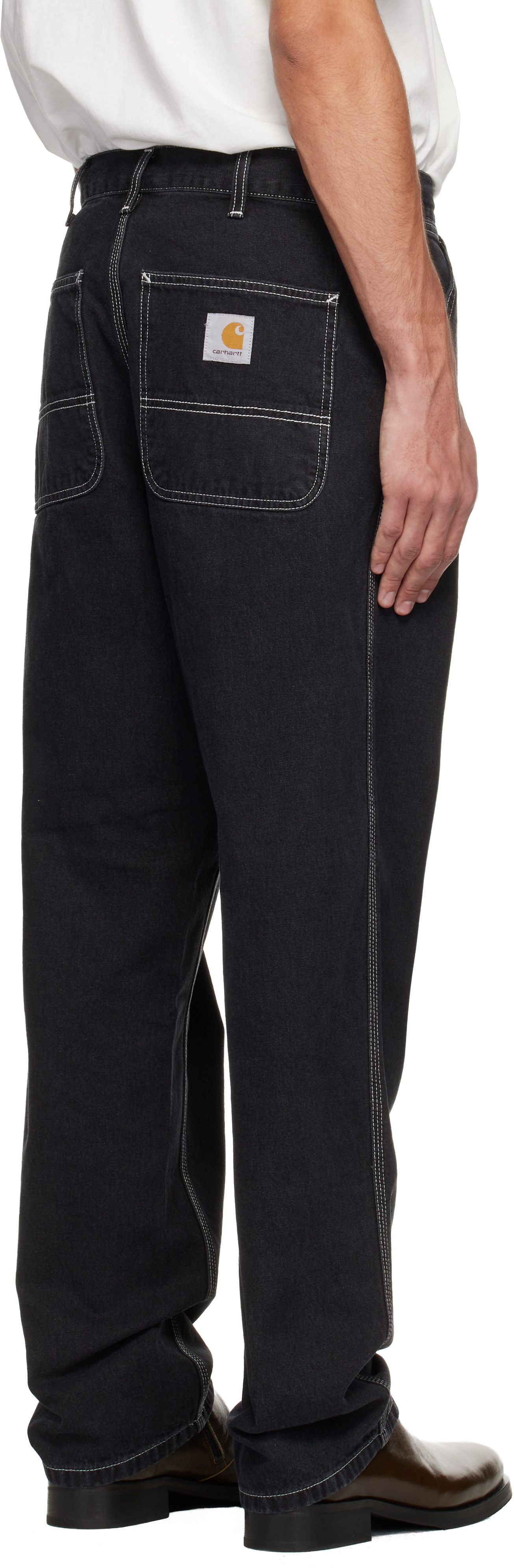 Carhartt Work In Progress - Black Simple Pant Jeans
