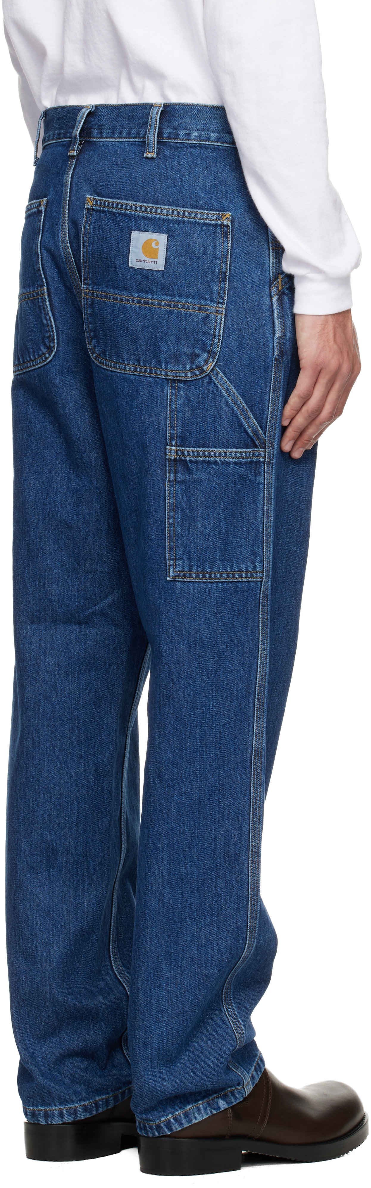 Carhartt Work In Progress - Jean de travail bleu