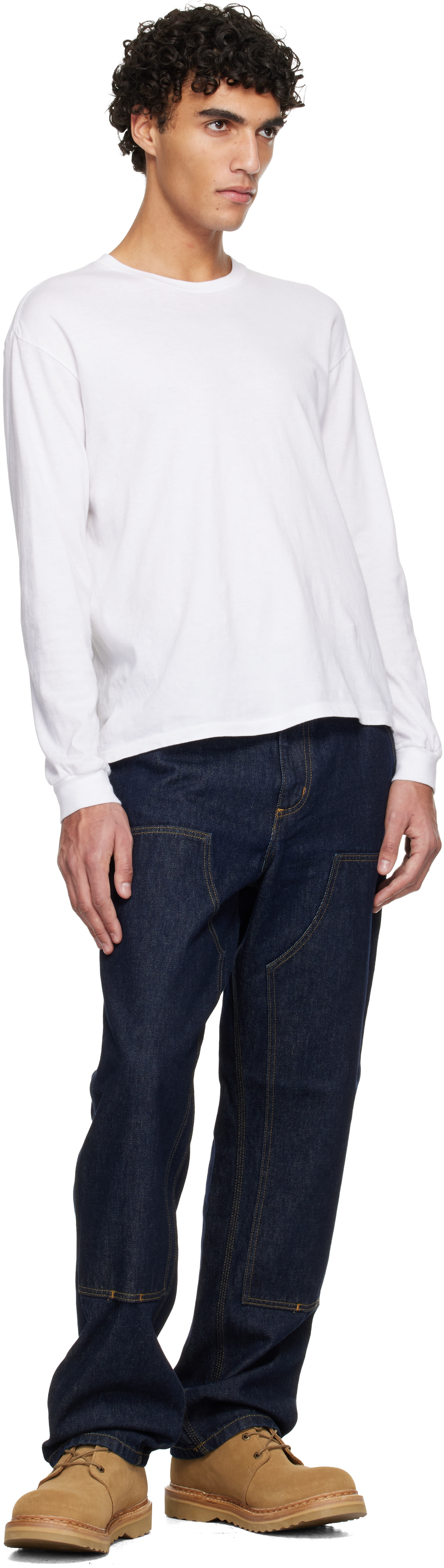 パンツ greatLAnd CARHARTT DOUBLE KNEE DENIM W30 Carhartt W.I.P. OG Double Knee Pant Denim Blue Dark Used Wash