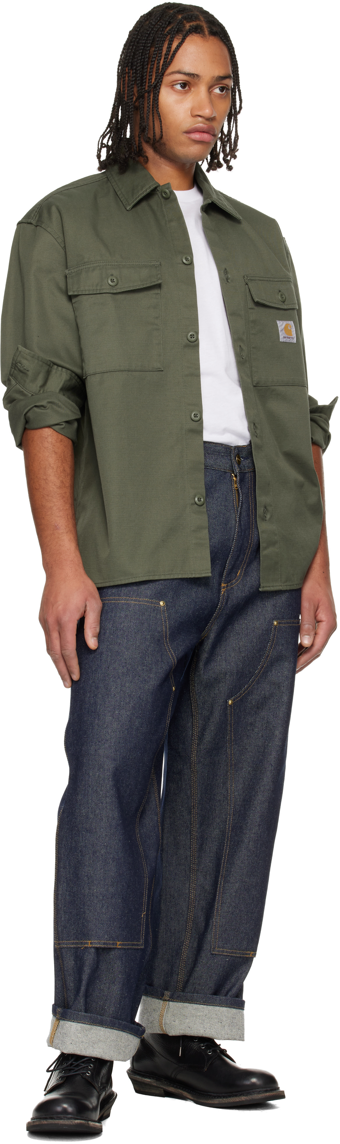 Carhartt Work In Progress - 블루 OG 데님 진