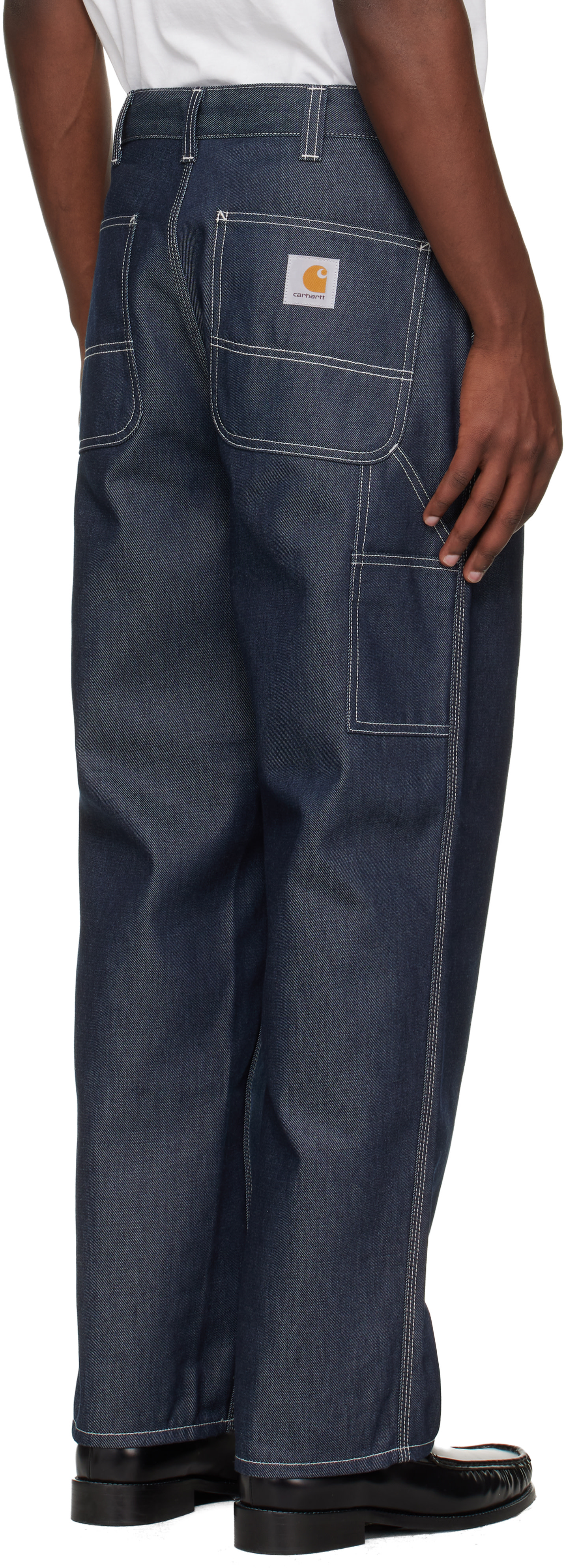 Carhartt Work In Progress - 네이비 OG 데님 진