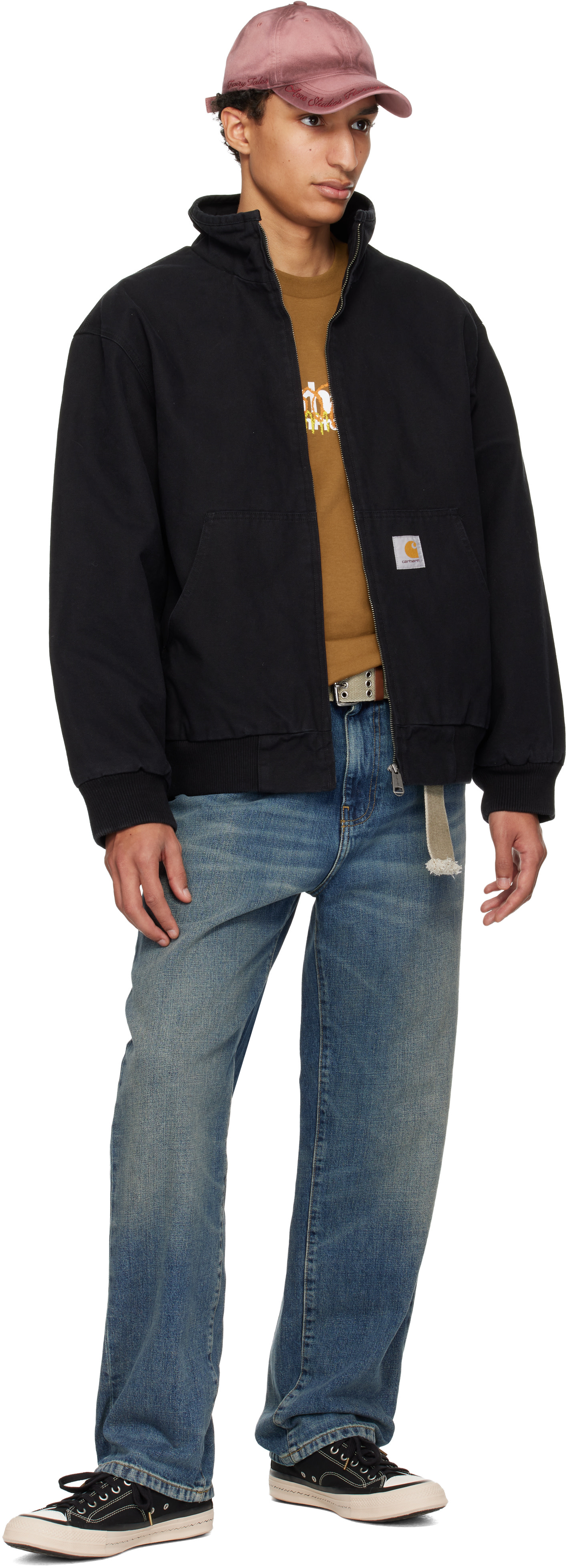 Carhartt Work In Progress - 블루 아론 데님 진