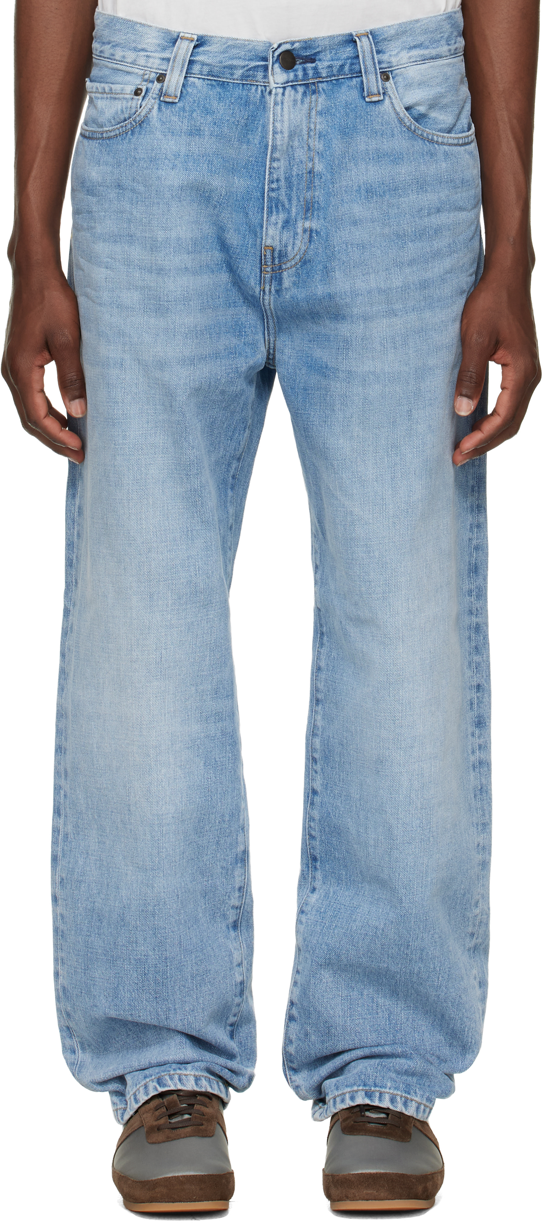 Carhartt Work In Progress - ブルー Aaron ジーンズ