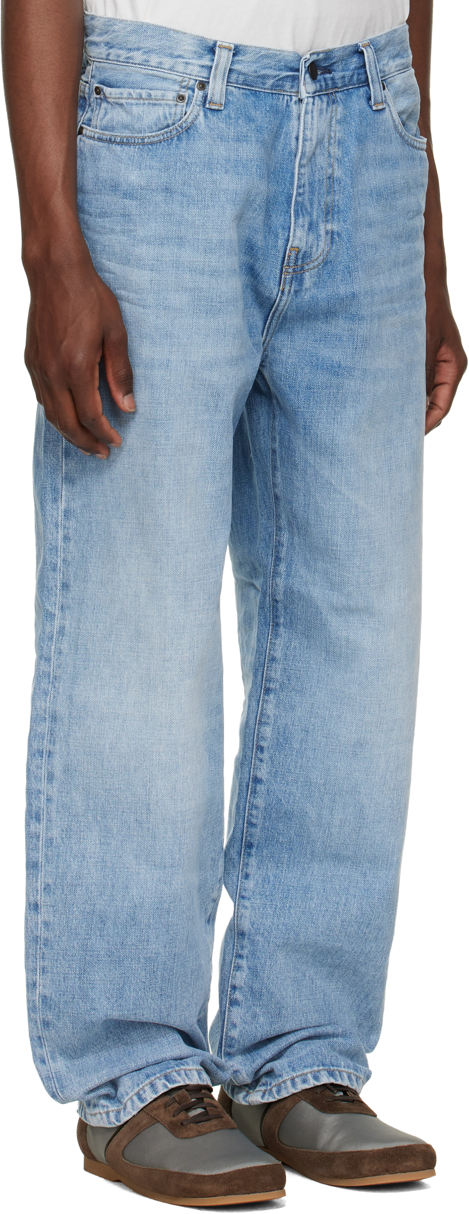 Carhartt Work In Progress - ブルー Aaron ジーンズ