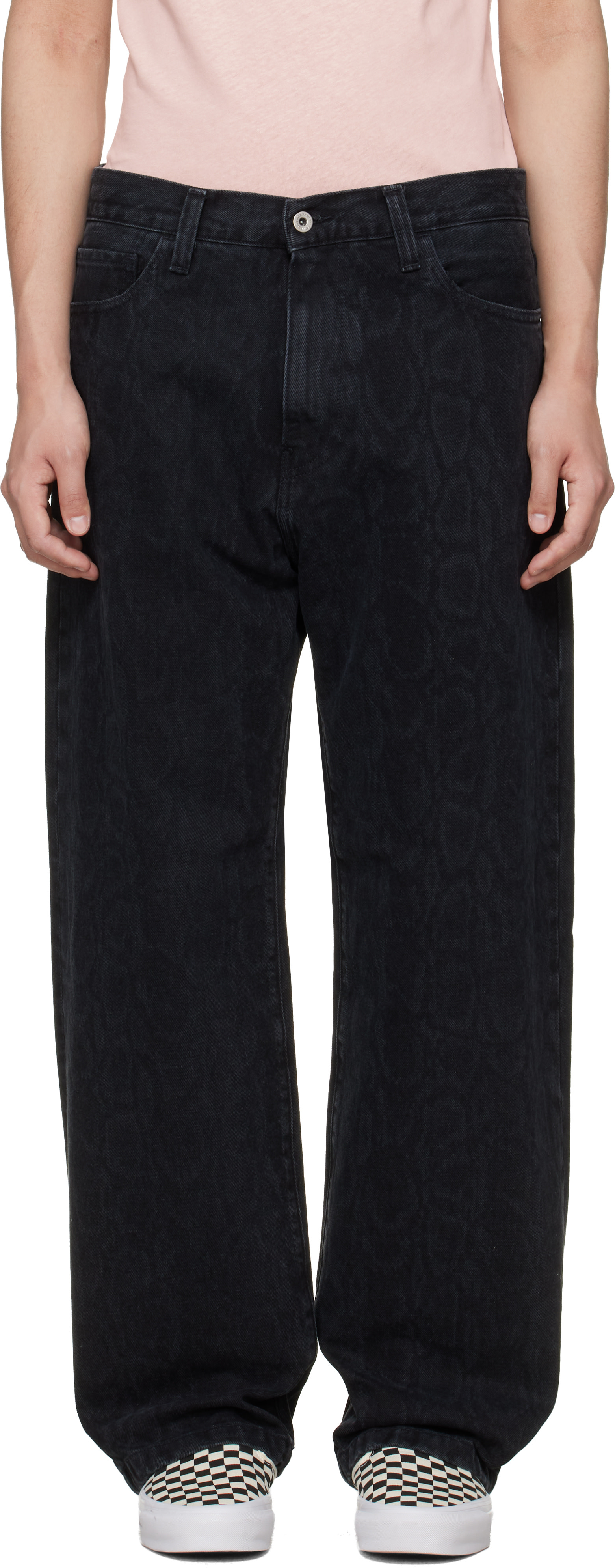 Carhartt Work In Progress: ブラック Snake Landon ジーンズ | SSENSE