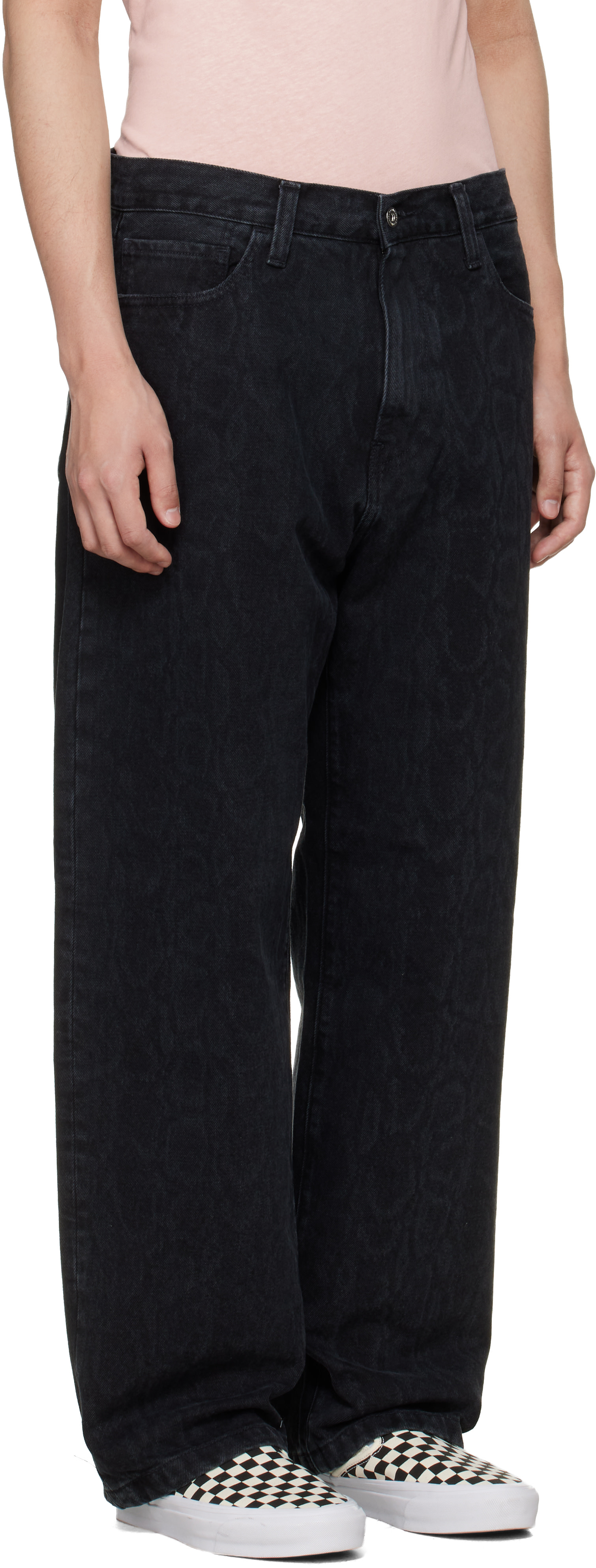 Carhartt Work In Progress: ブラック Snake Landon ジーンズ | SSENSE