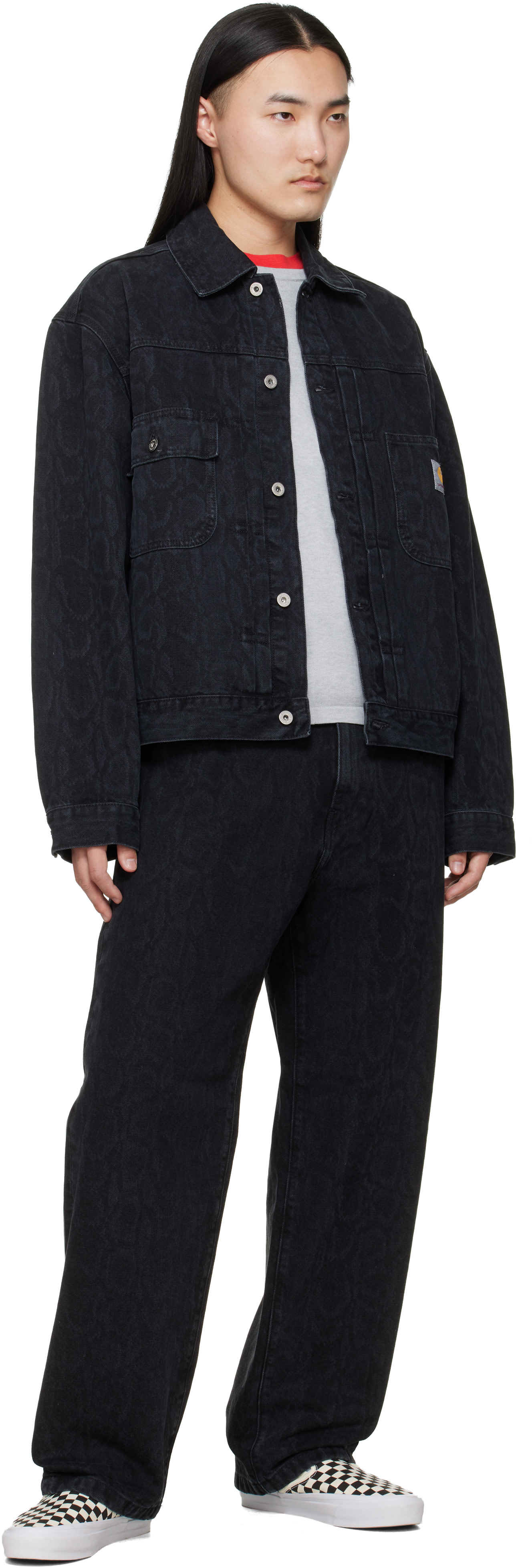 Carhartt Work In Progress - ブラック Snake Landon ジーンズ