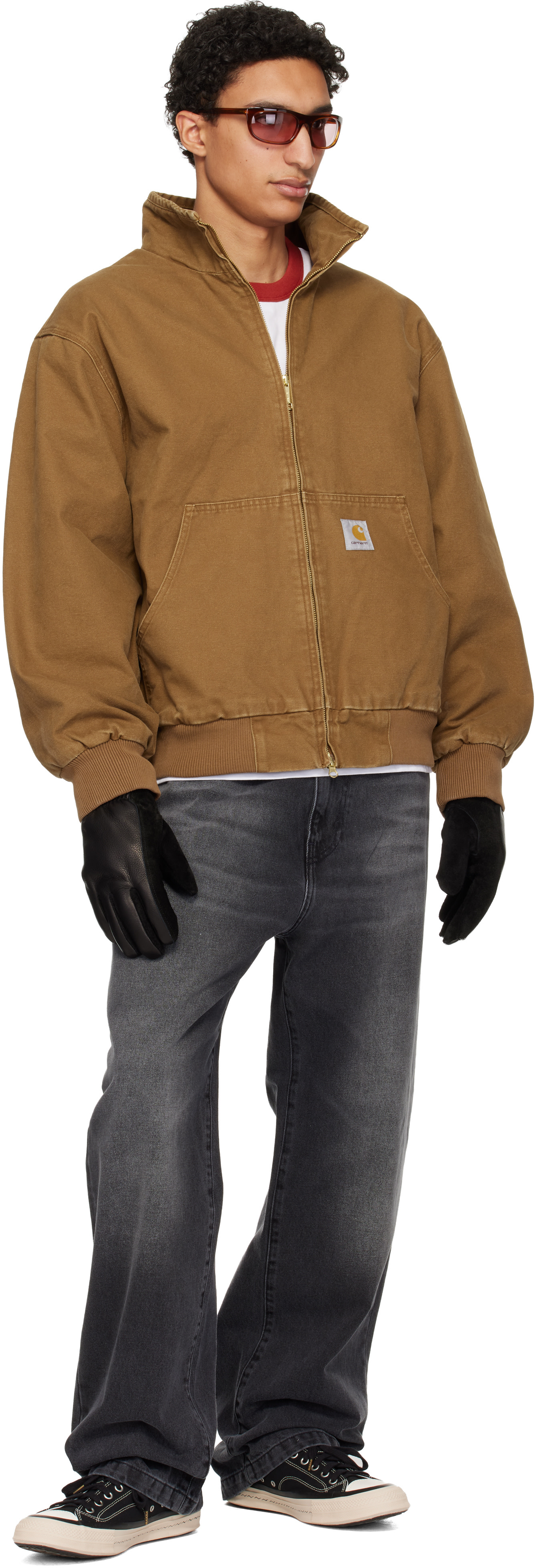 Carhartt Work In Progress - 블랙 랜든 데님 진