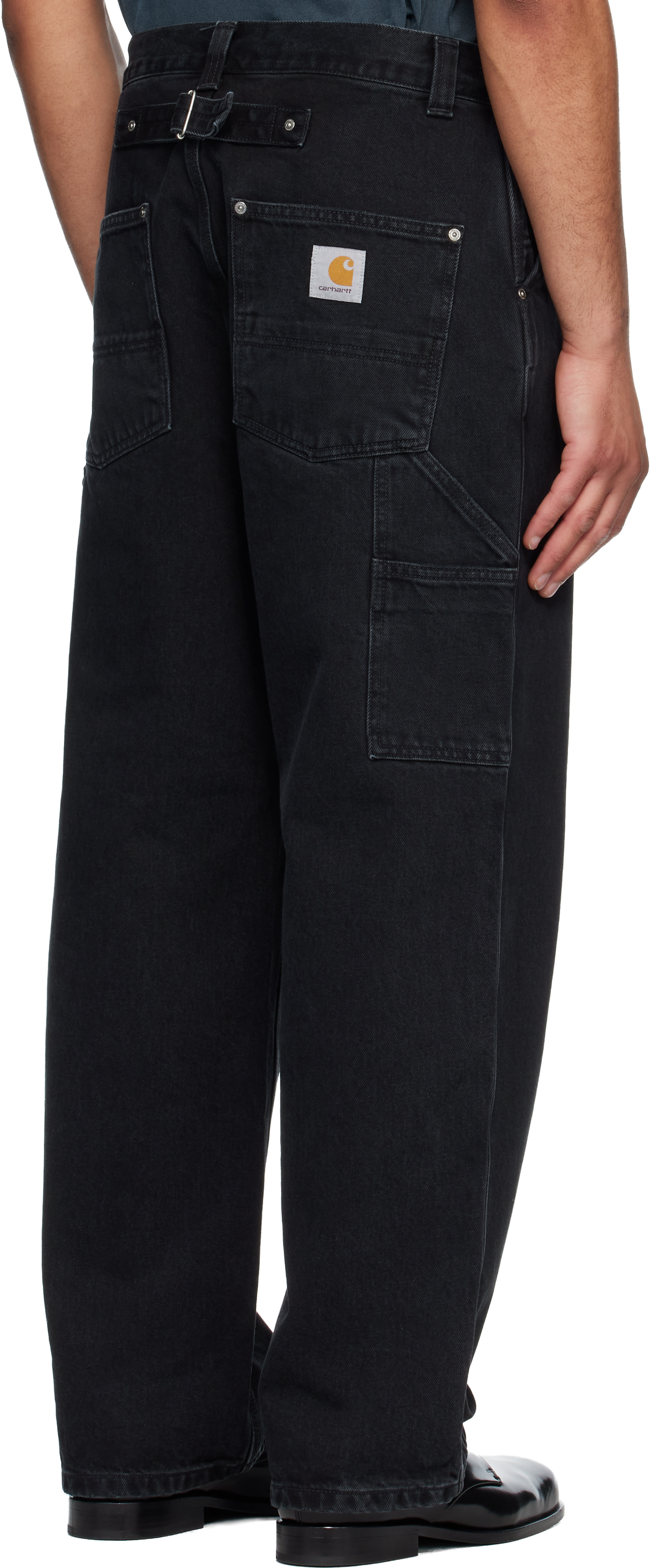 Carhartt Work In Progress - ブラック Belmont ジーンズ