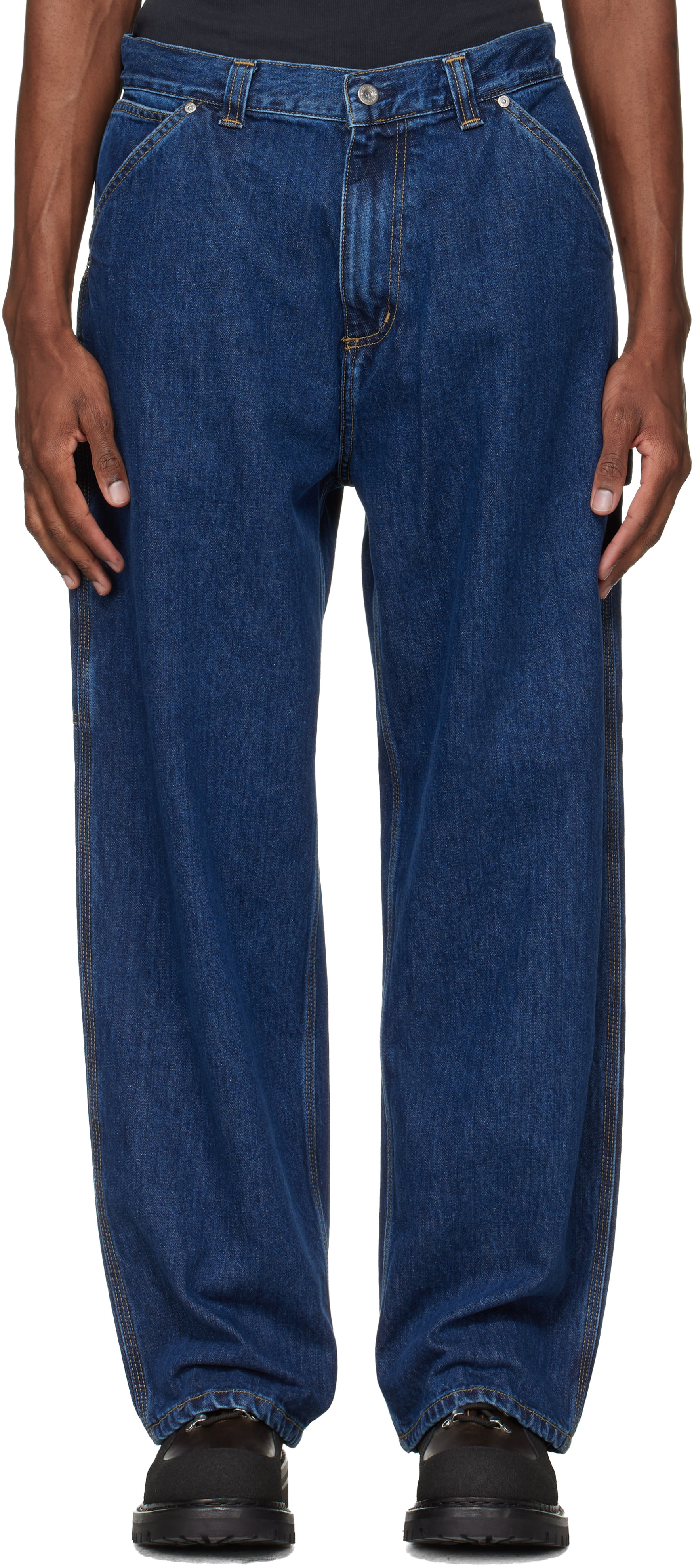 Carhartt Work In Progress - Navy Belmont Jeans