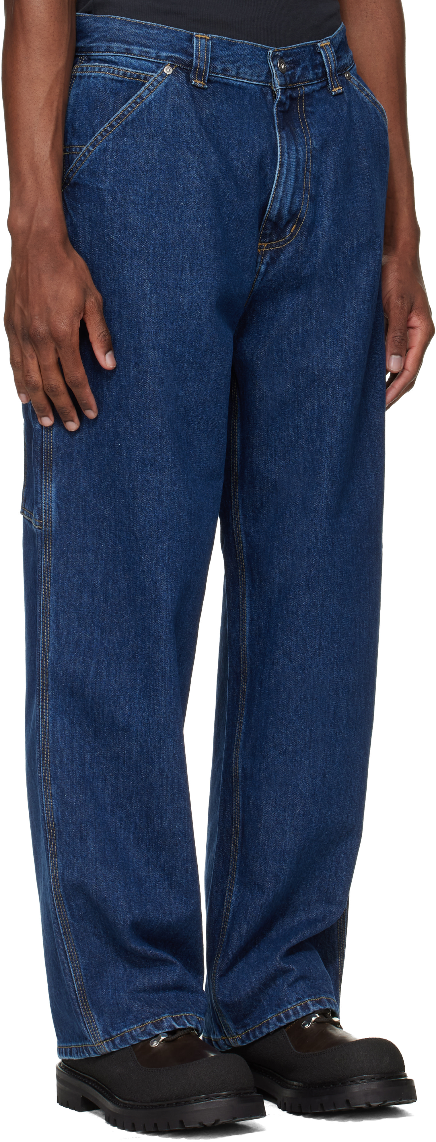 Carhartt Work In Progress - Navy Belmont Jeans