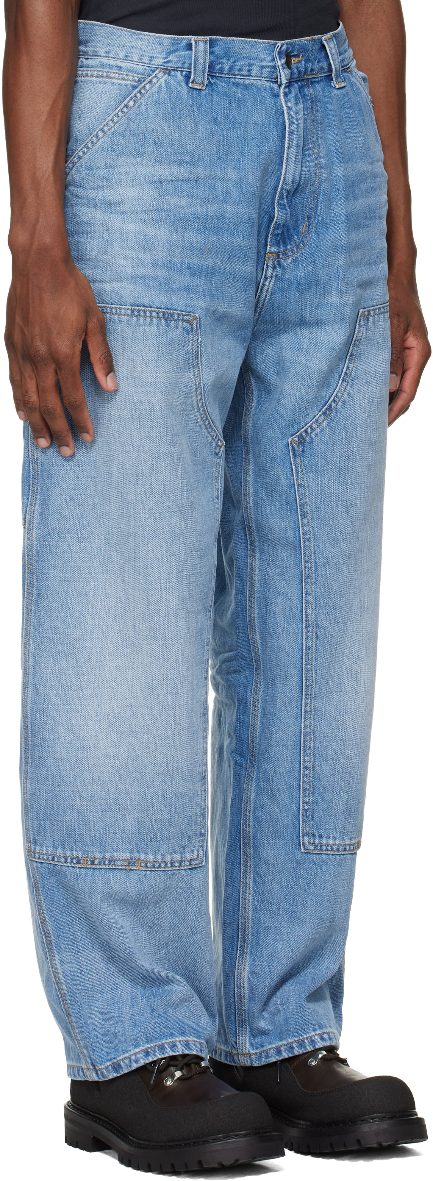 Carhartt Work In Progress - Blue OG Double Knee Jeans