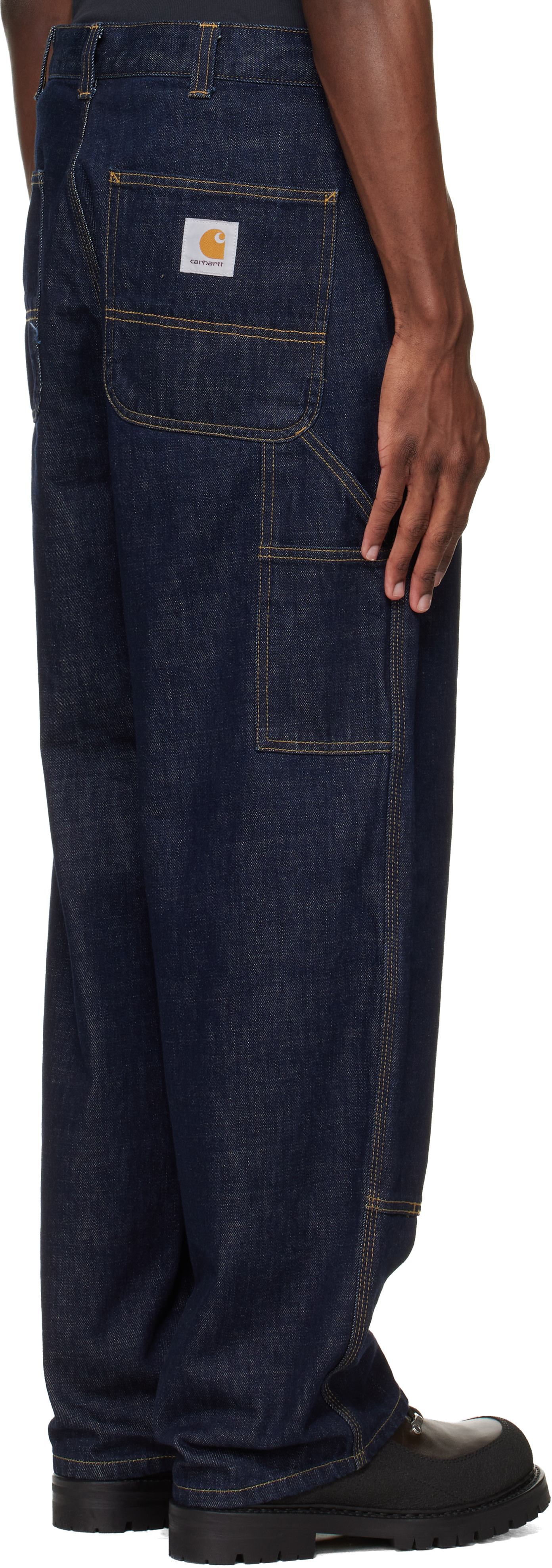 Carhartt Work In Progress - Navy OG Double Knee Jeans