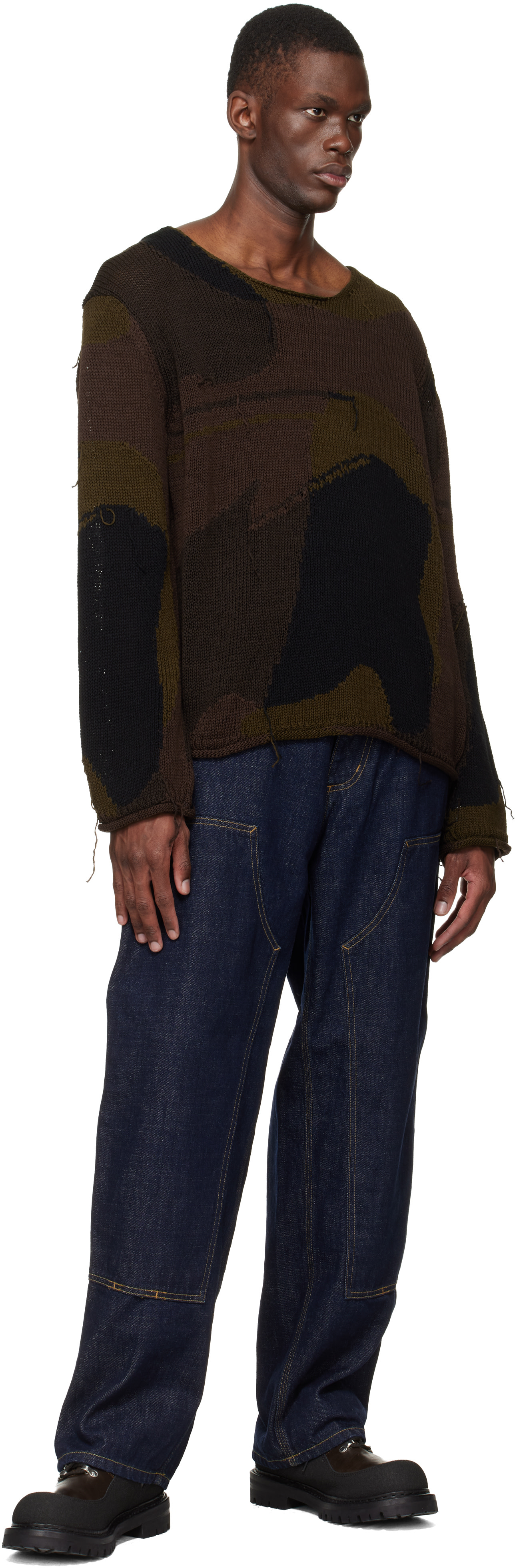 Carhartt Work In Progress - Navy OG Double Knee Jeans
