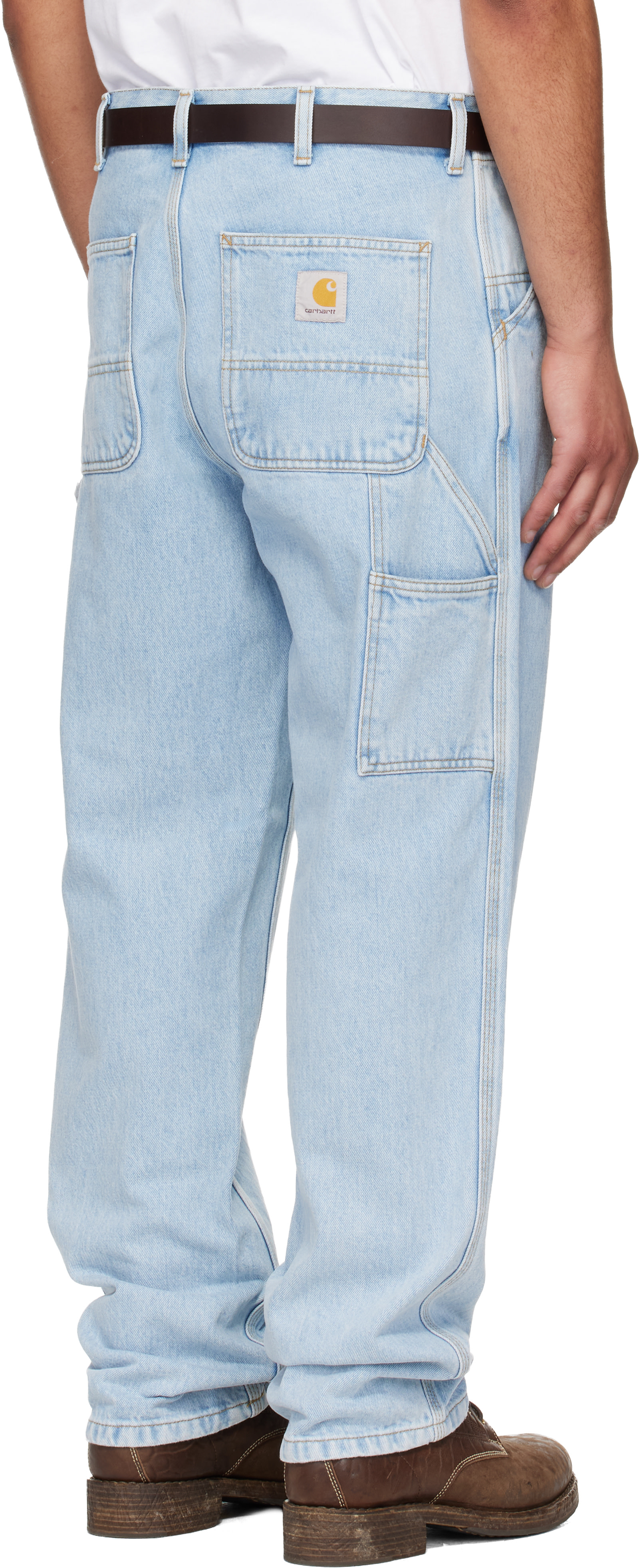 Carhartt Work In Progress - Blue Single Knee Jeans
