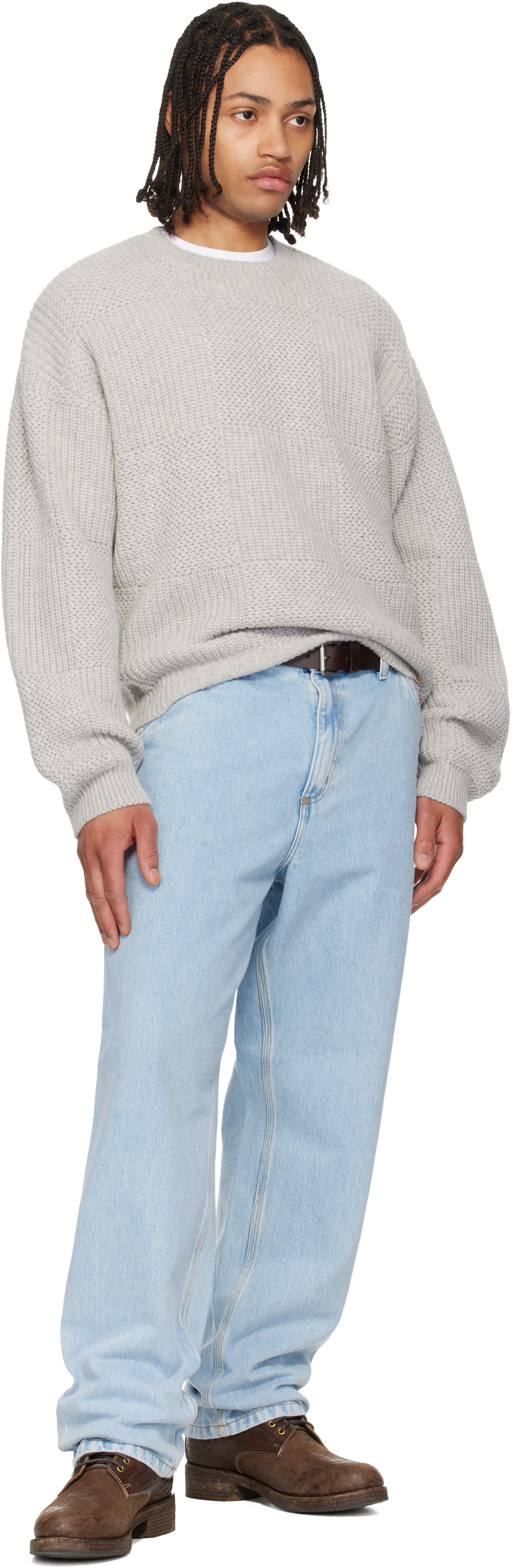 Carhartt Work In Progress - Blue Single Knee Jeans