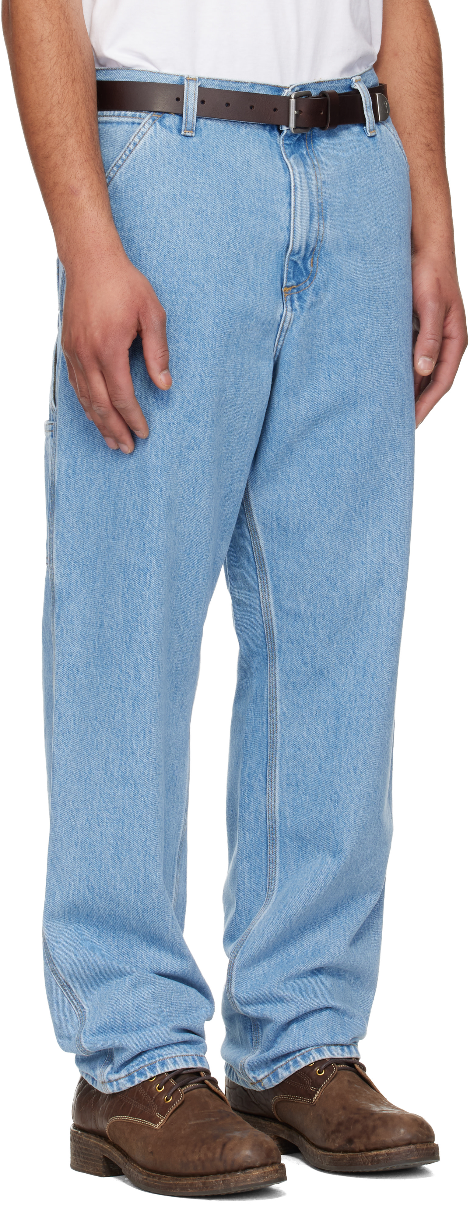 Carhartt Work In Progress - Jean de travail bleu