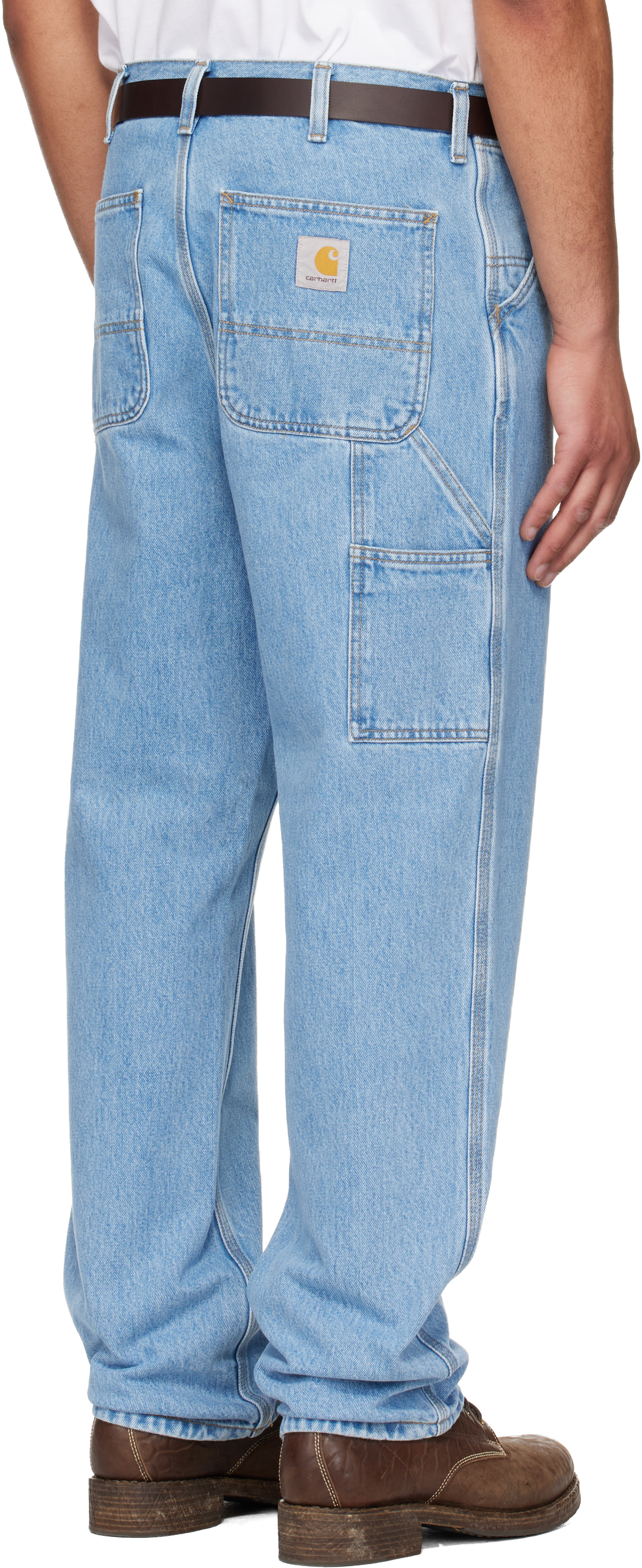 Carhartt Work In Progress - Jean de travail bleu
