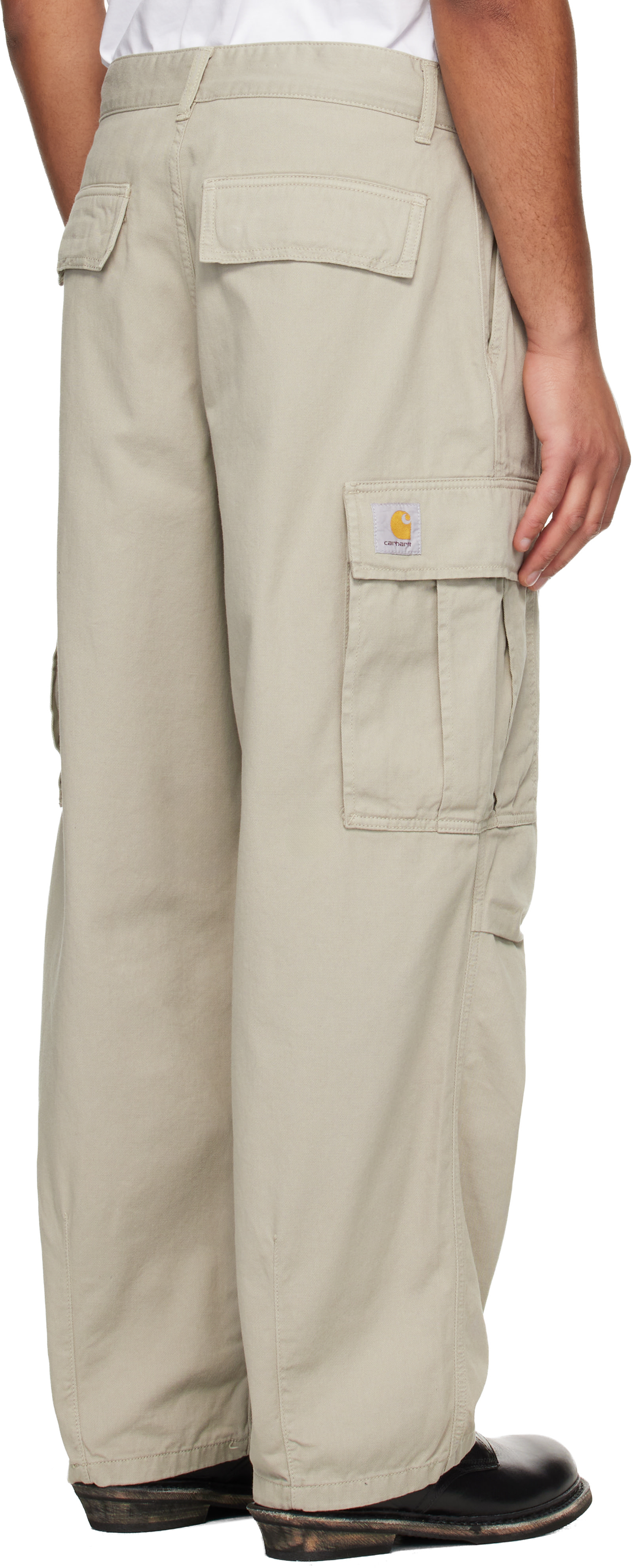 Carhartt Work In Progress - 그레이 콜 카고 팬츠