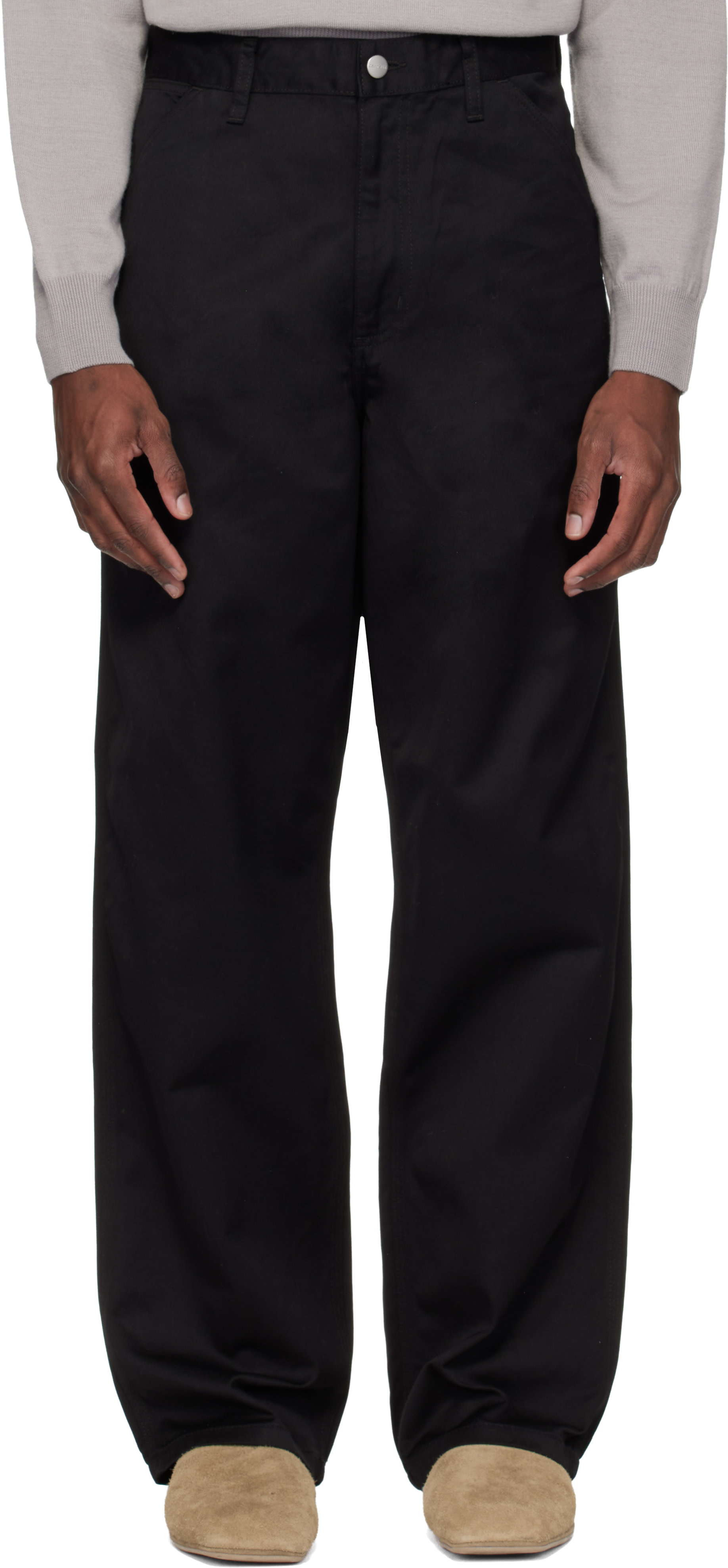Carhartt Work In Progress - ブラック Simple トラウザーズ