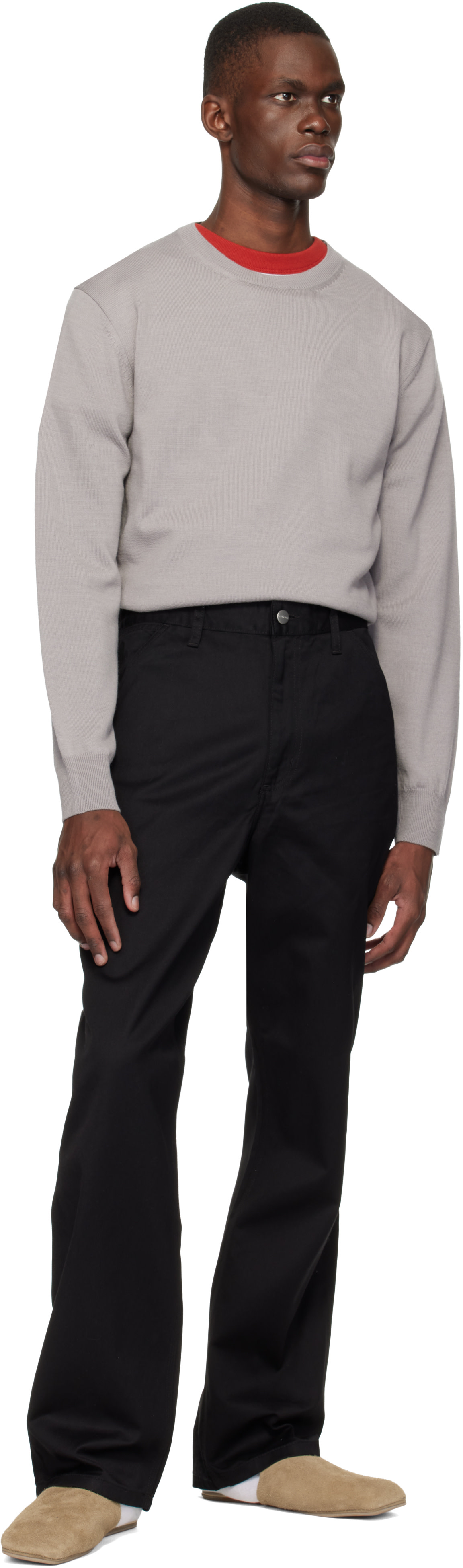 Carhartt Work In Progress - ブラック Simple トラウザーズ