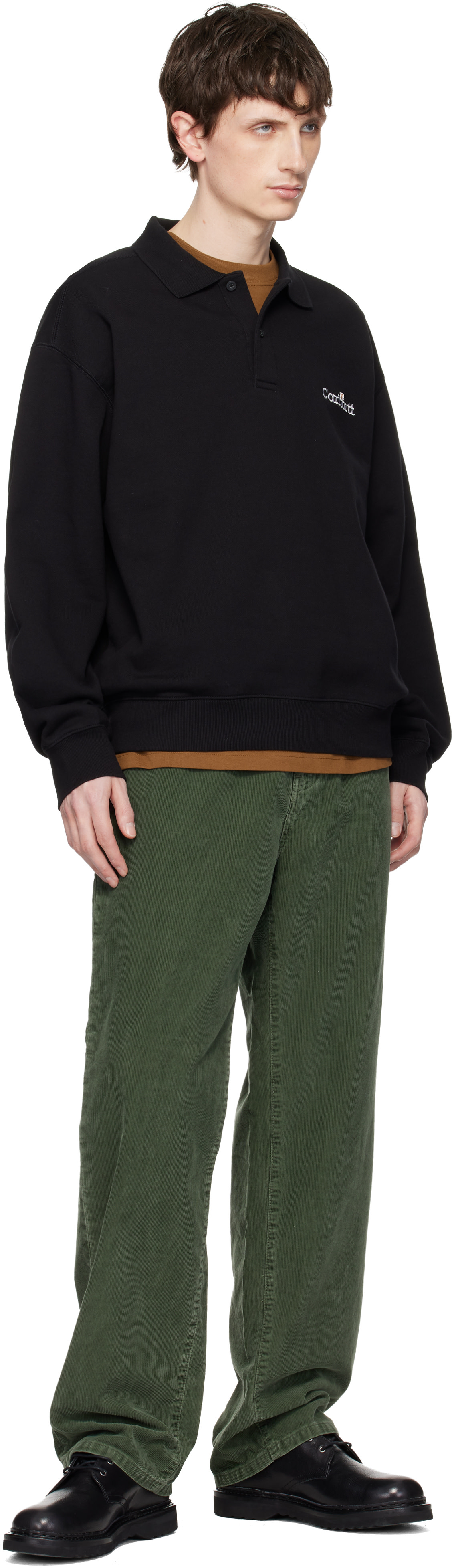 Carhartt Work In Progress - 그린 아론 슬랙스
