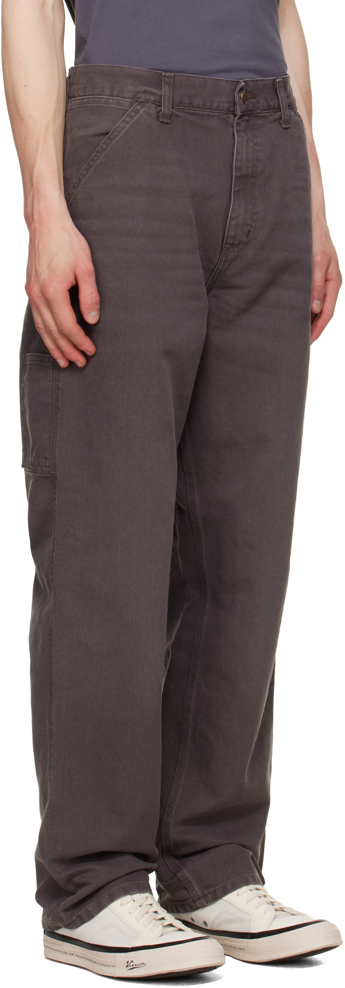 Carhartt Work In Progress - ブラウン Single Knee トラウザーズ
