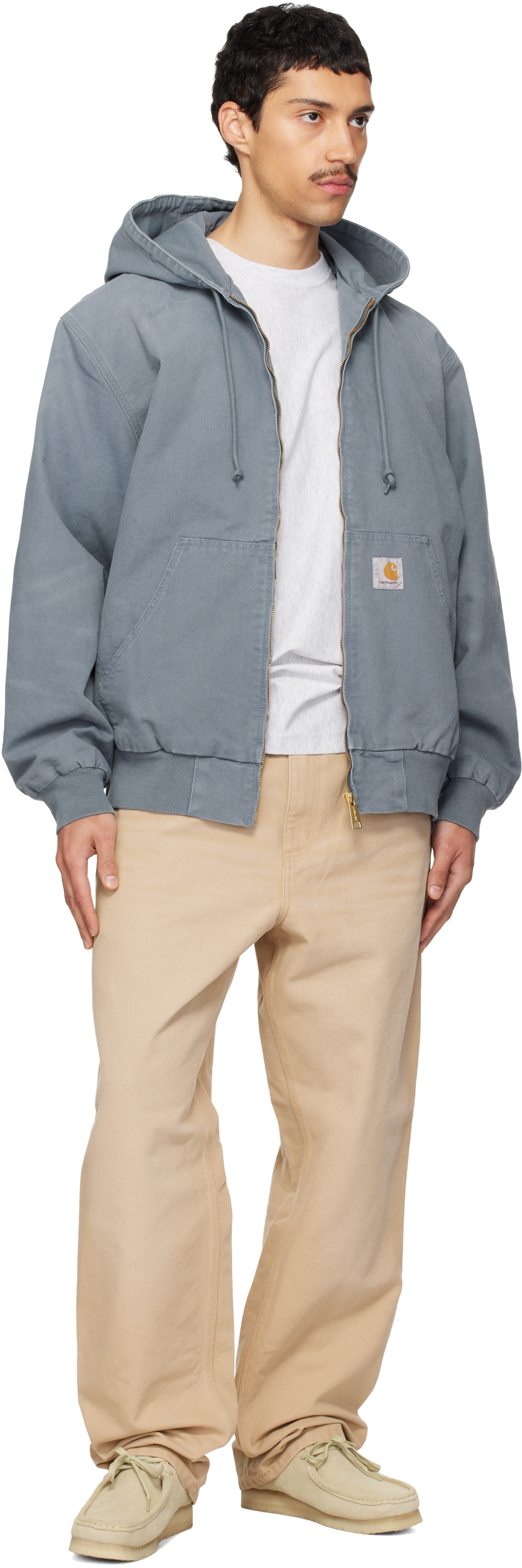 Carhartt Work In Progress - 베이지 코튼 슬랙스