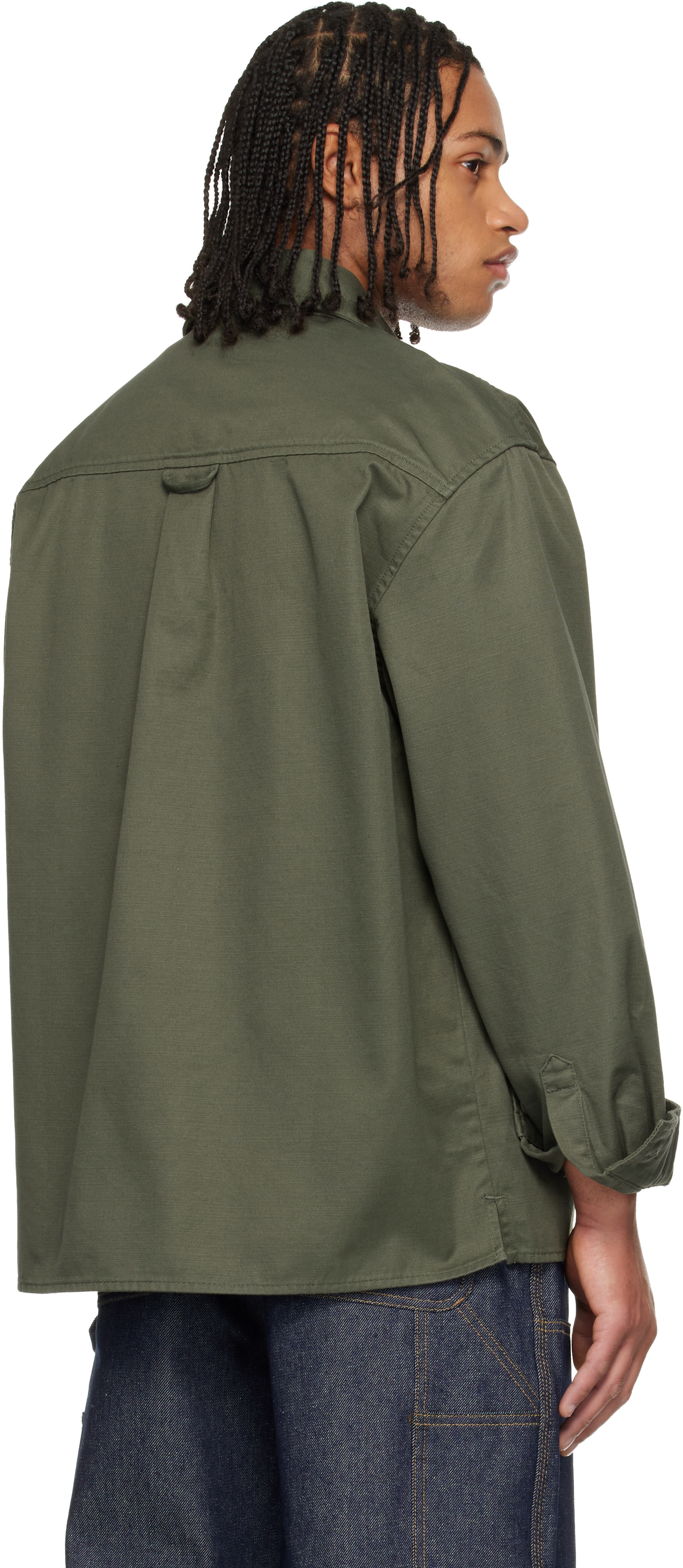 Carhartt Work In Progress: Khaki Kelly Overshirt | SSENSE