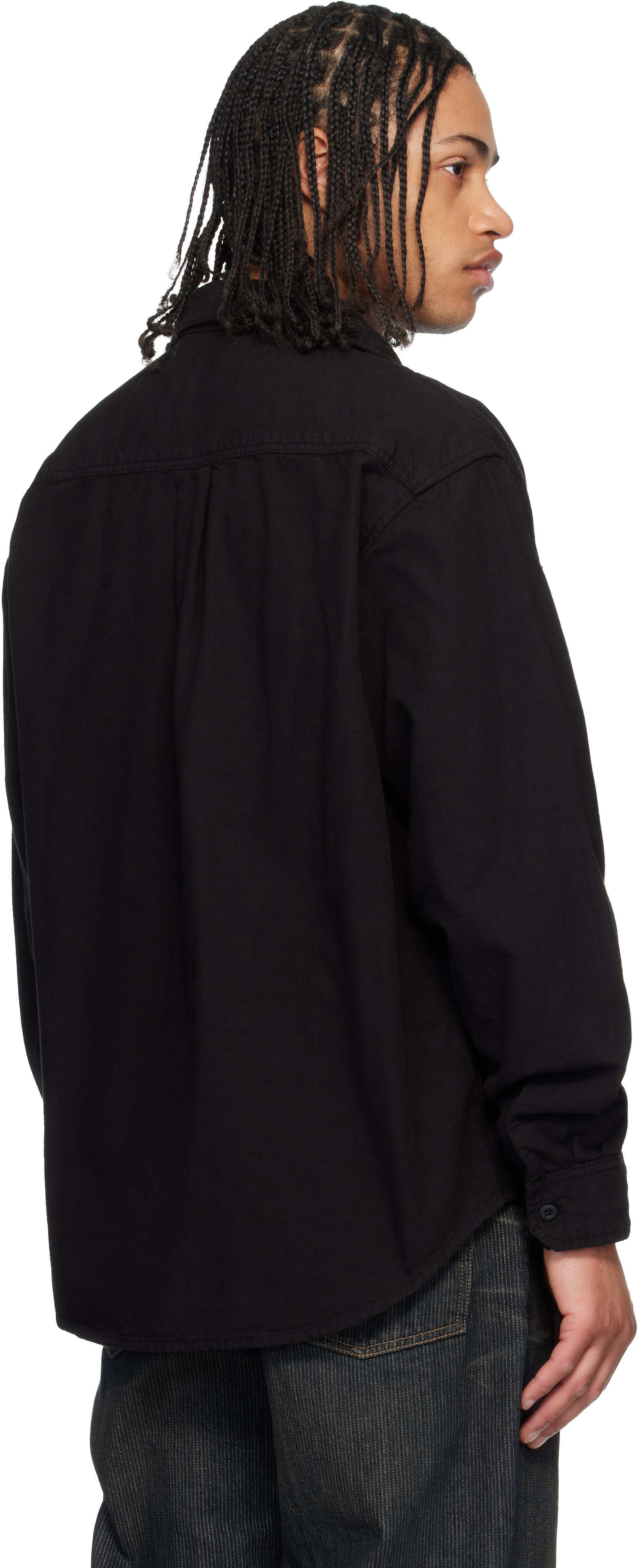 Carhartt Work In Progress: Black Kelsey Shirt | SSENSE Canada