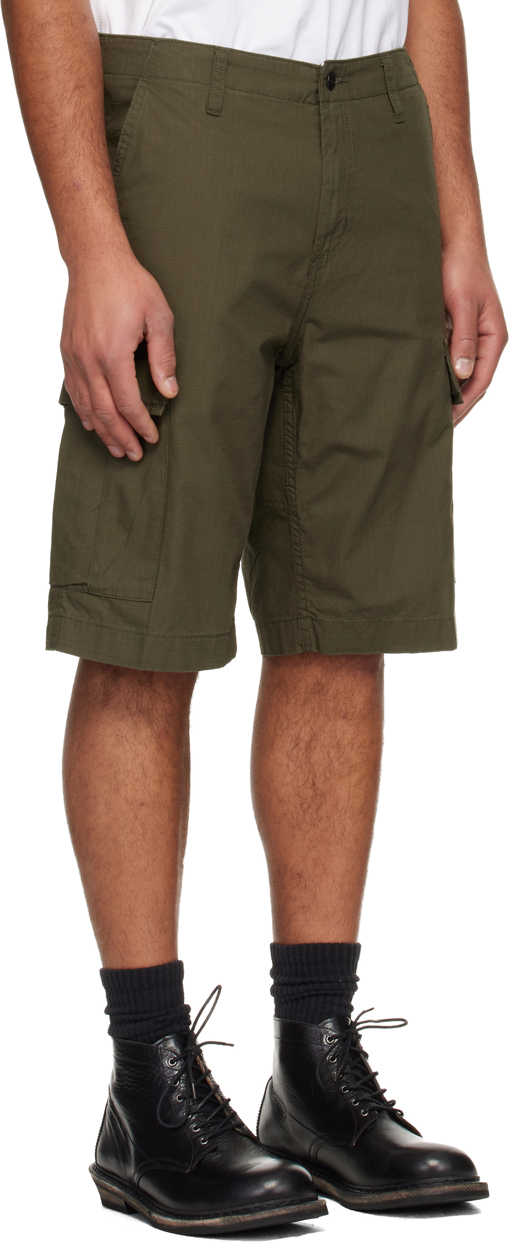 Carhartt Work In Progress - Short cargo kaki à coupe classique