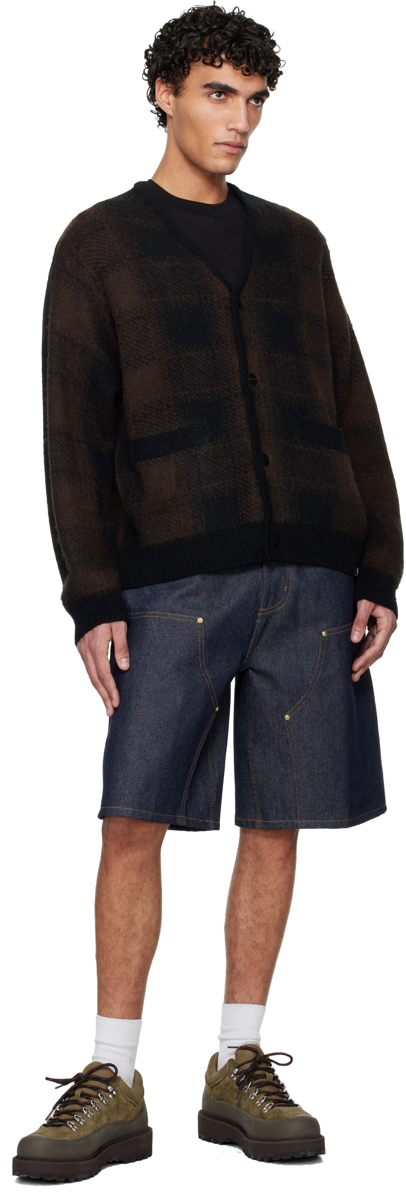 Carhartt Work In Progress: Navy OG Aden Double Knee Denim Shorts