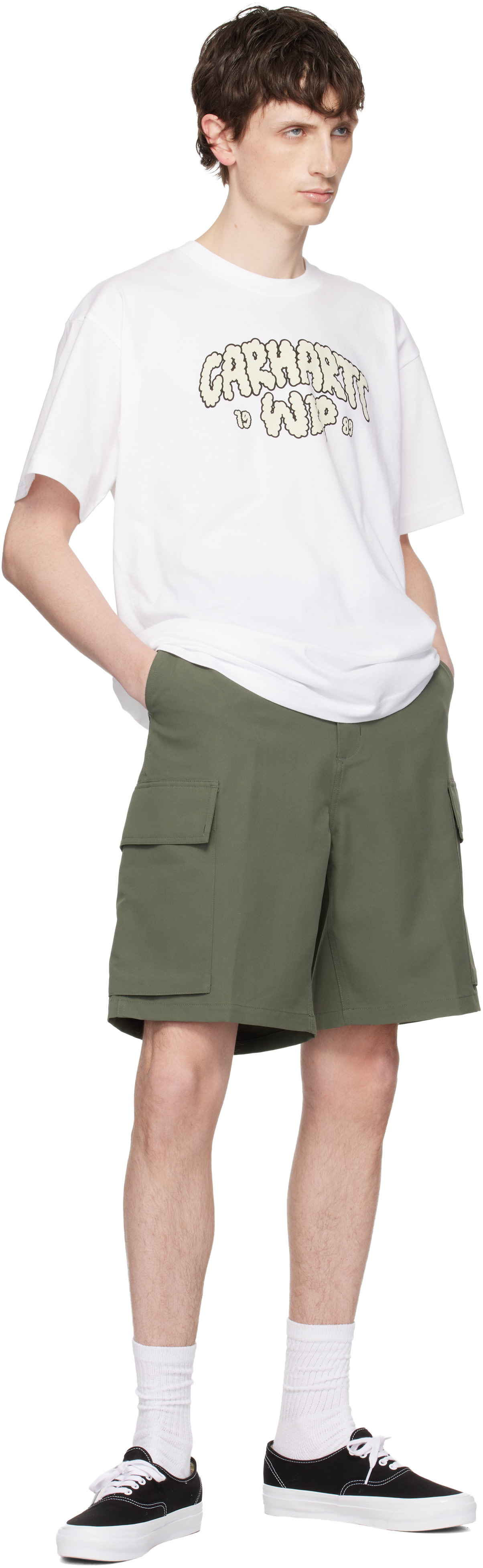 Carhartt Work In Progress - Short cargo Kade vert