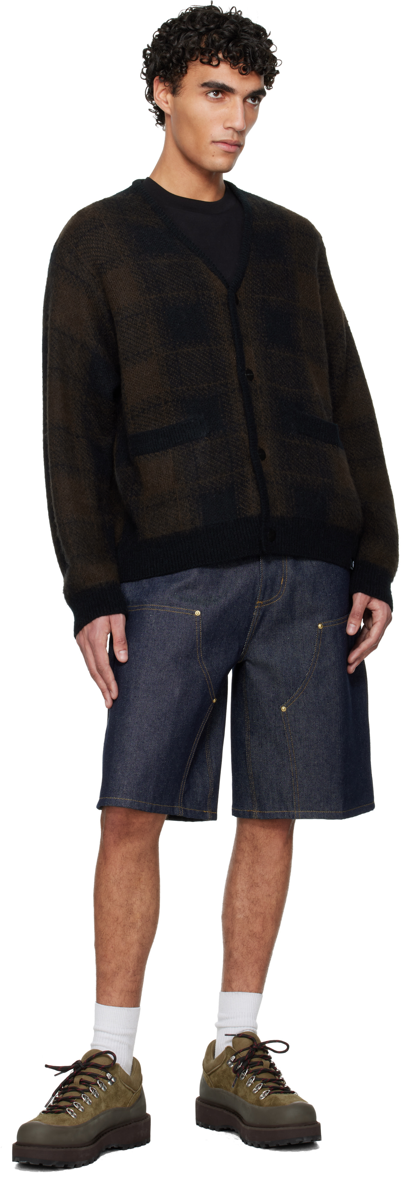 Carhartt Work In Progress - 브라운 에버슨 가디건