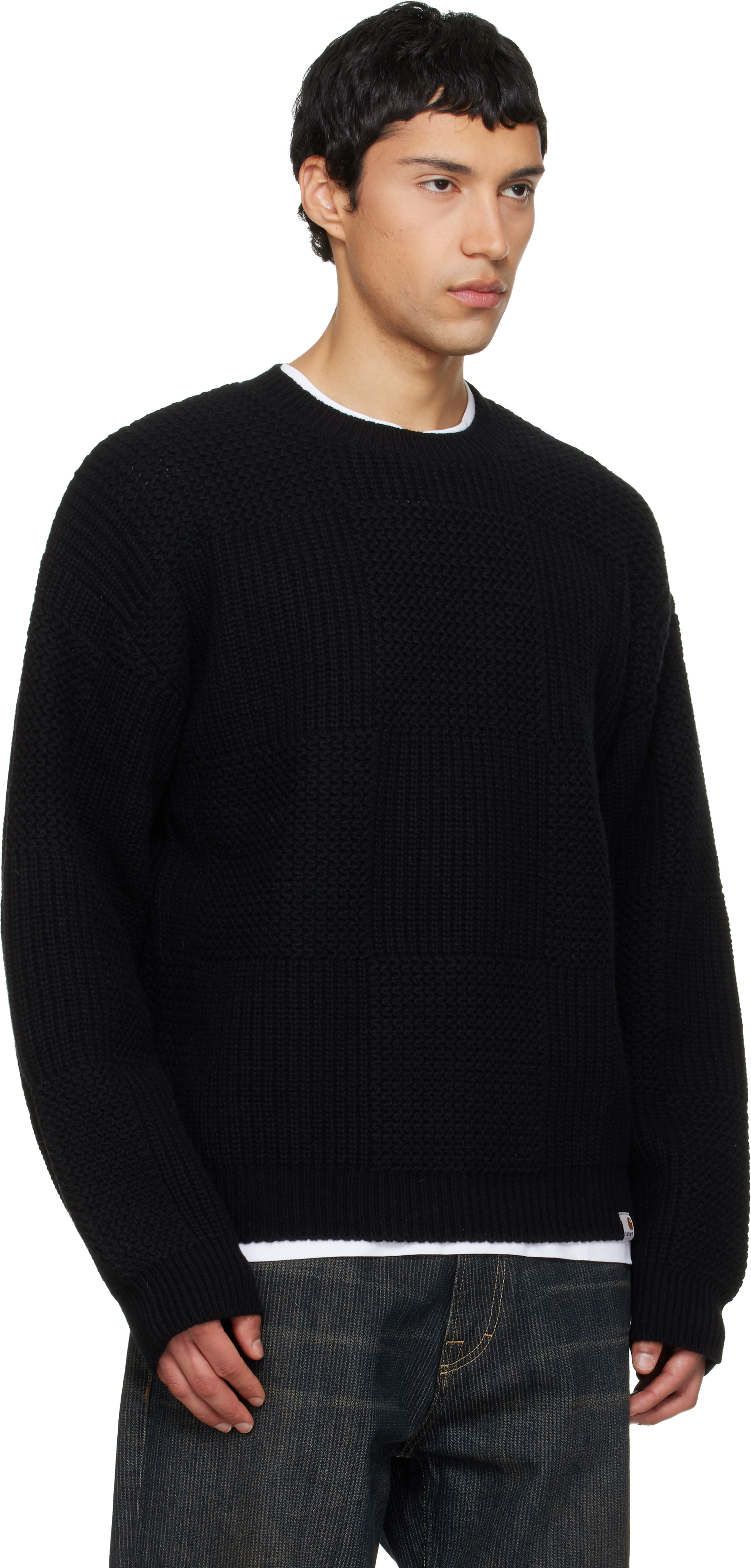 Carhartt Work In Progress - 블랙 비숍 스웨터