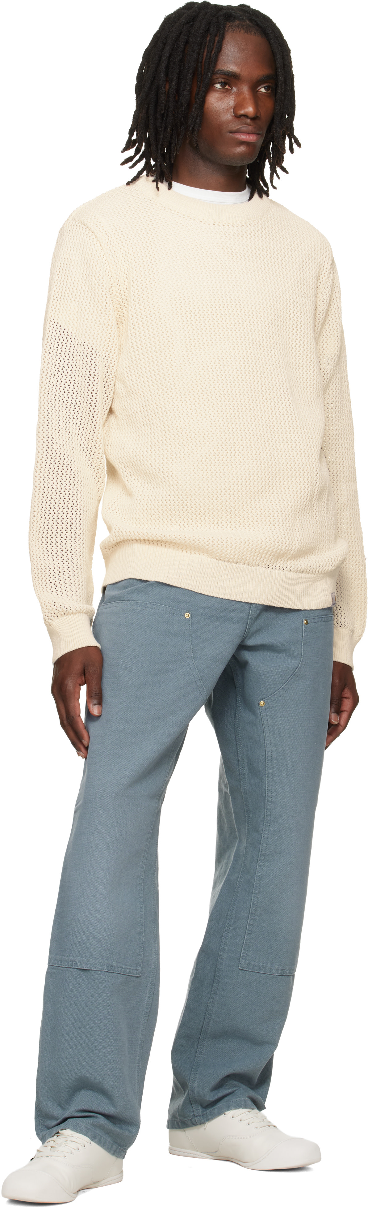 Carhartt Work In Progress - 오프 화이트 스톡턴 스웨터