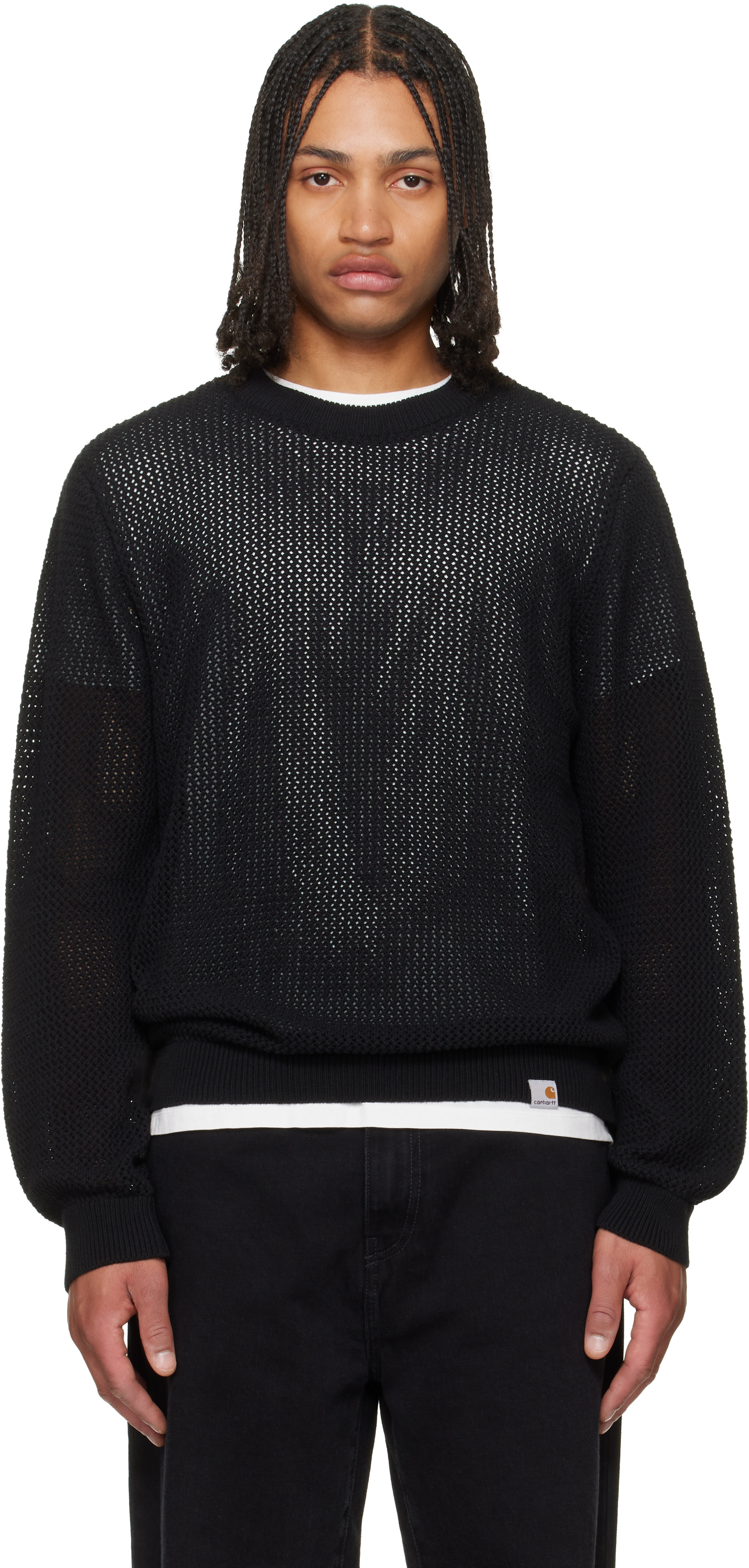 Carhartt Work In Progress - 블랙 스톡턴 스웨터