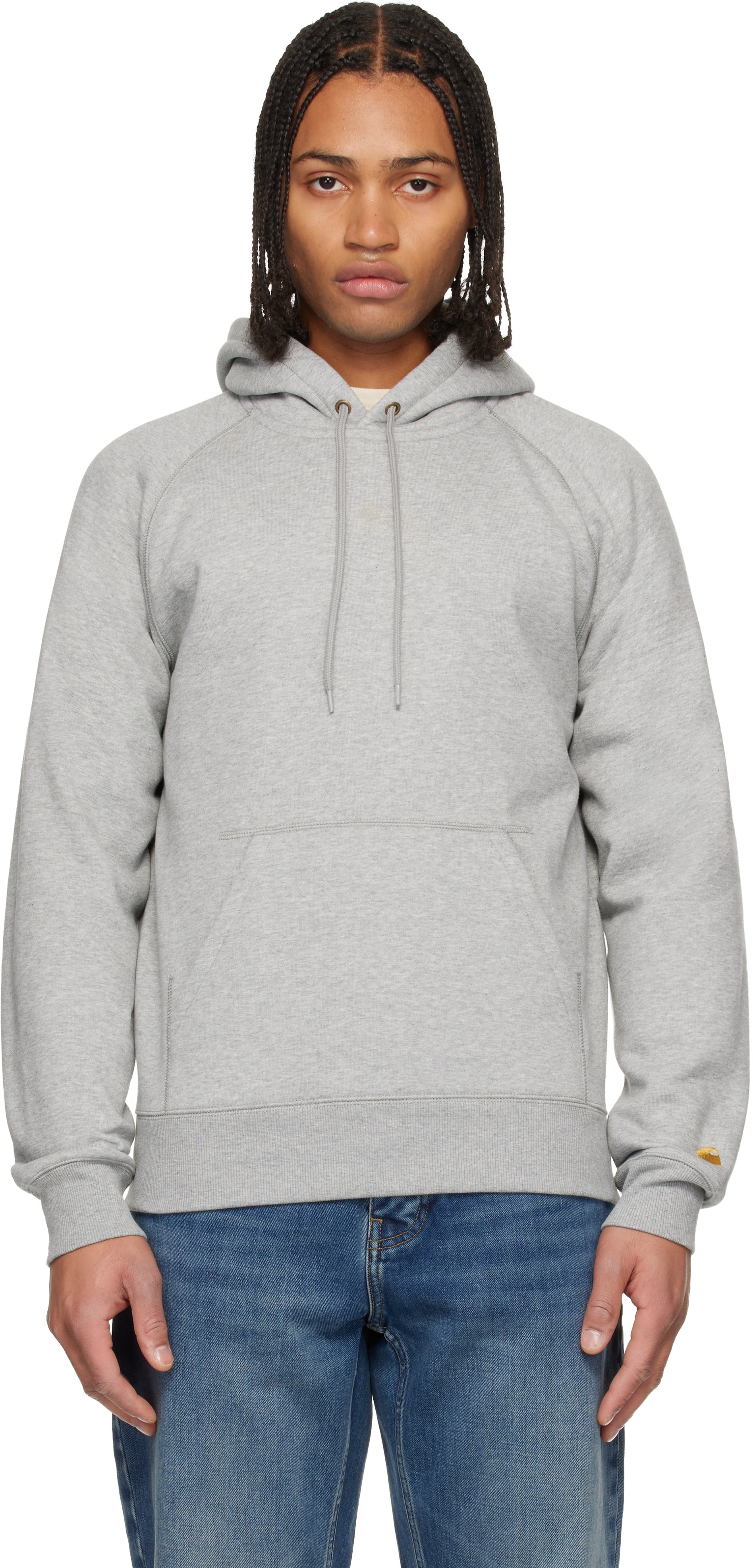Carhartt Work In Progress - Pull à capuche gris - Chase
