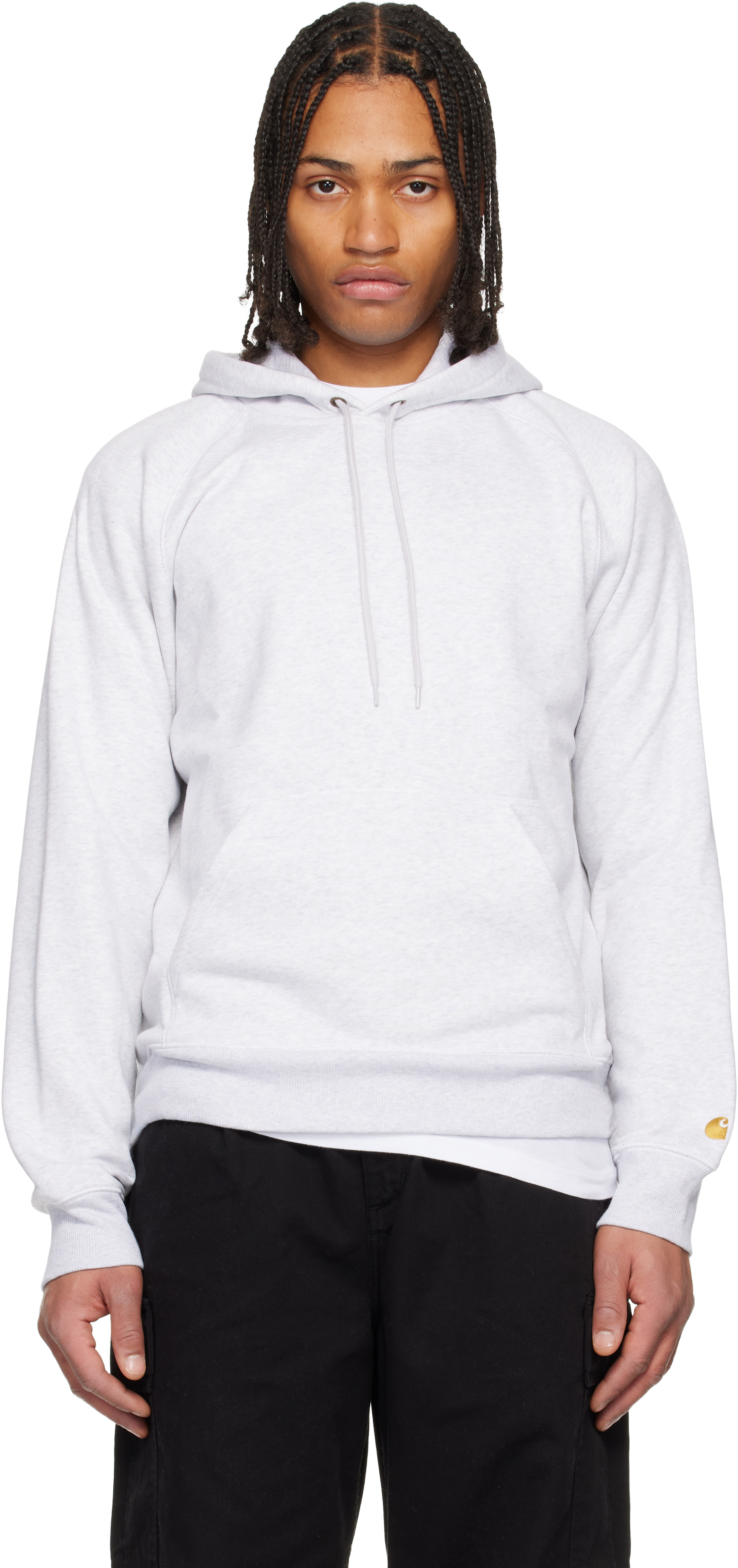 Carhartt Work In Progress - Pull à capuche gris - Chase