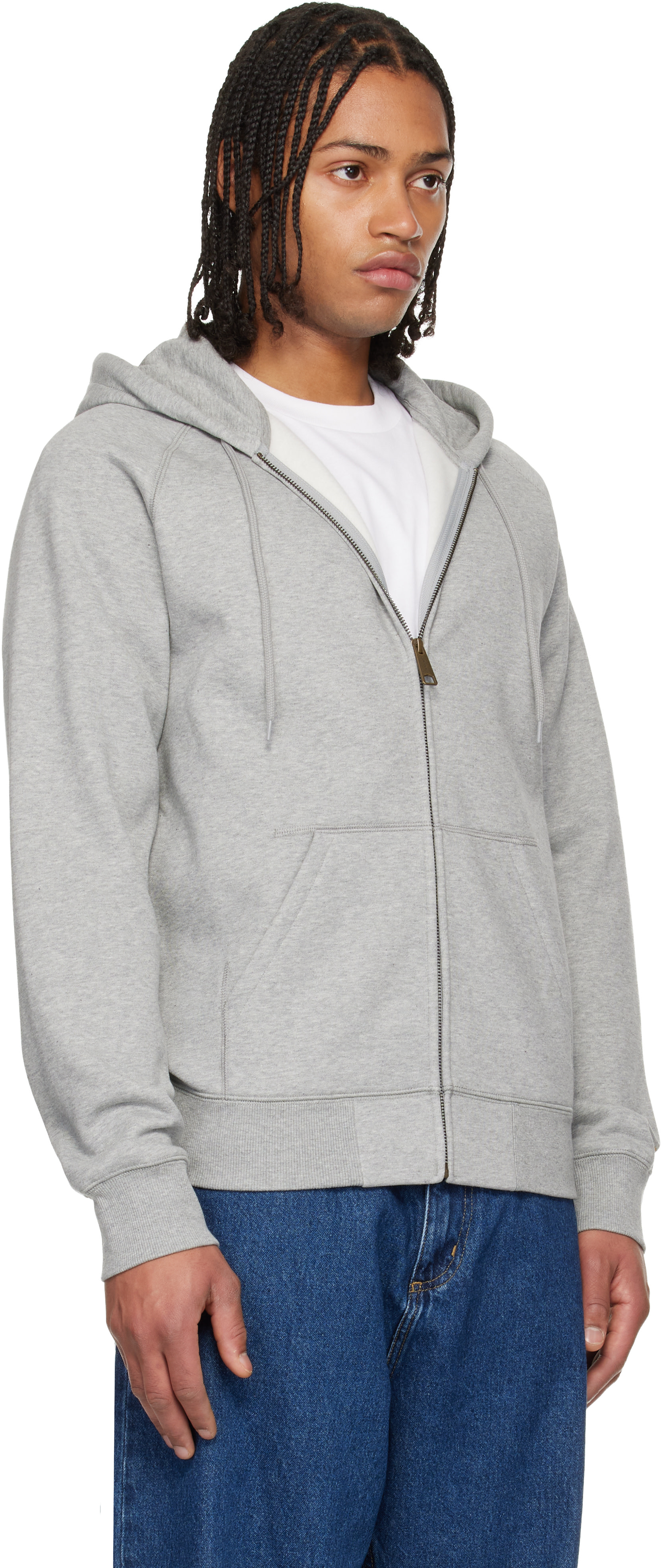 Carhartt グレー フルジップパーカー Carhartt（カーハート） パーカー CARHARTT MIDWEIGHT HOODED ZIP