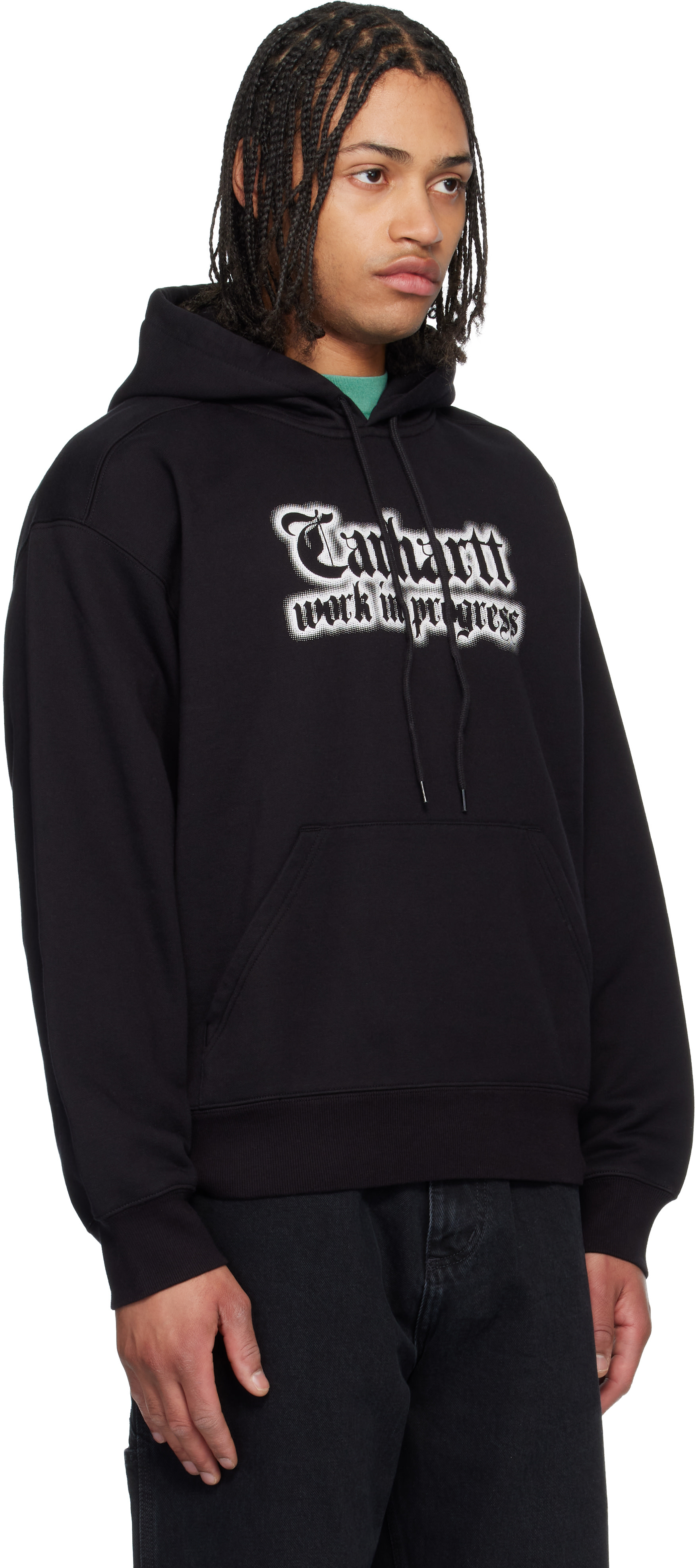 Carhartt Work In Progress: Black World Tour Hoodie | SSENSE